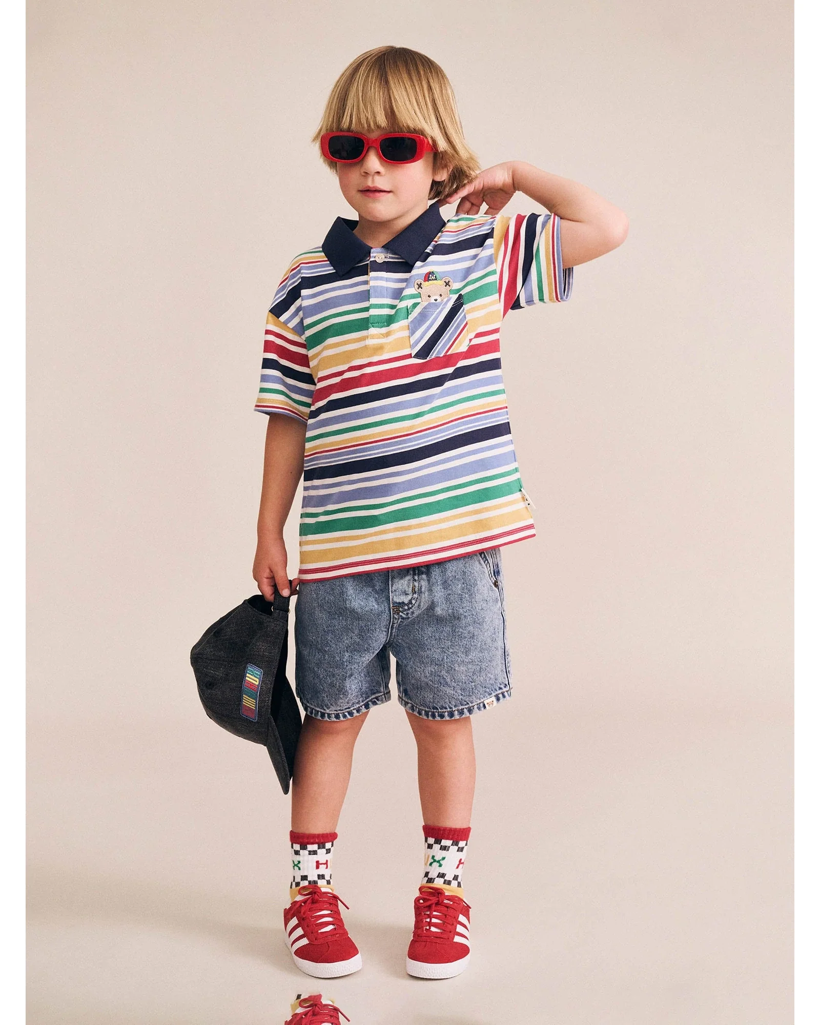 2Pk Hux Sport Sock - Multi 6-12M - Image 3