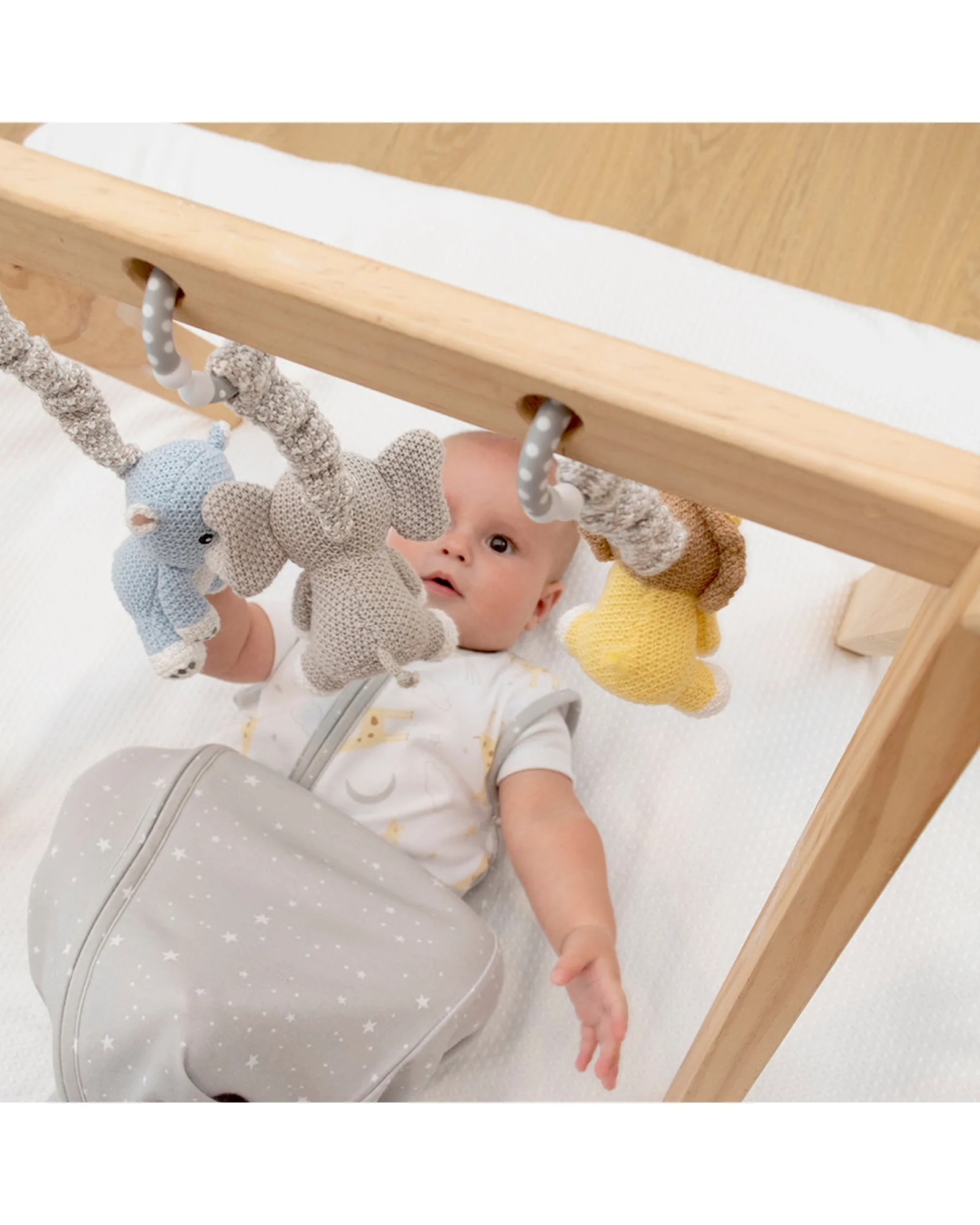 2 Pack Stroller Toys Elephant and Hippo - Image 2