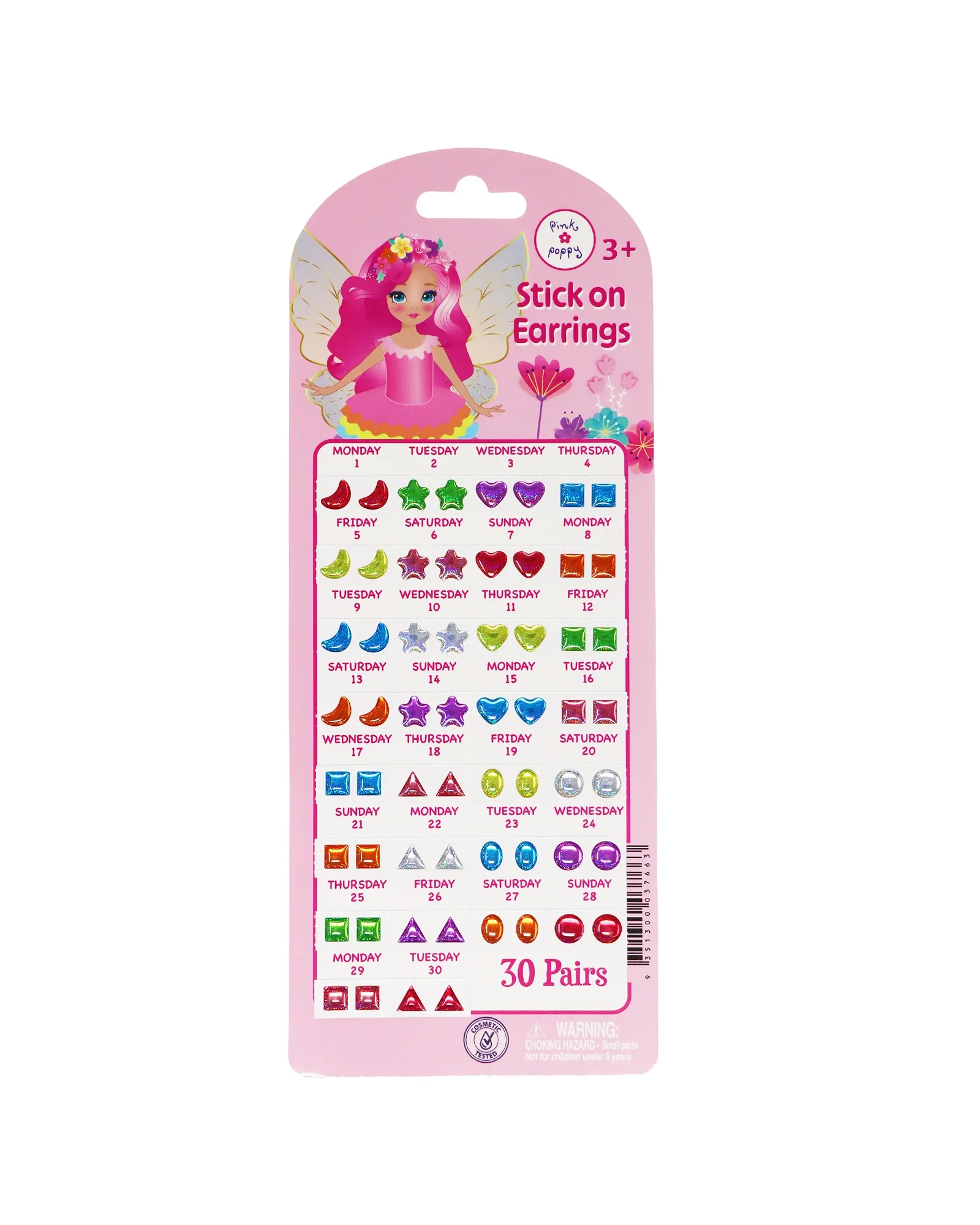 30 Pairs Fairy Magic Stick On Earrings - Image 2