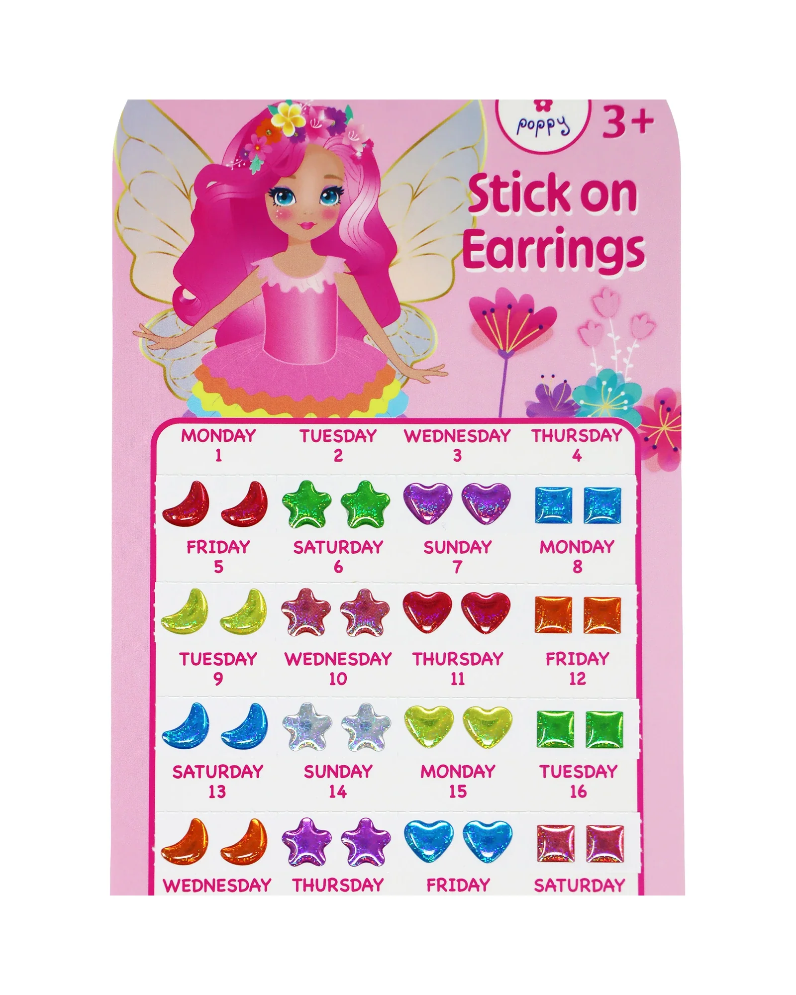 30 Pairs Fairy Magic Stick On Earrings - Image 3