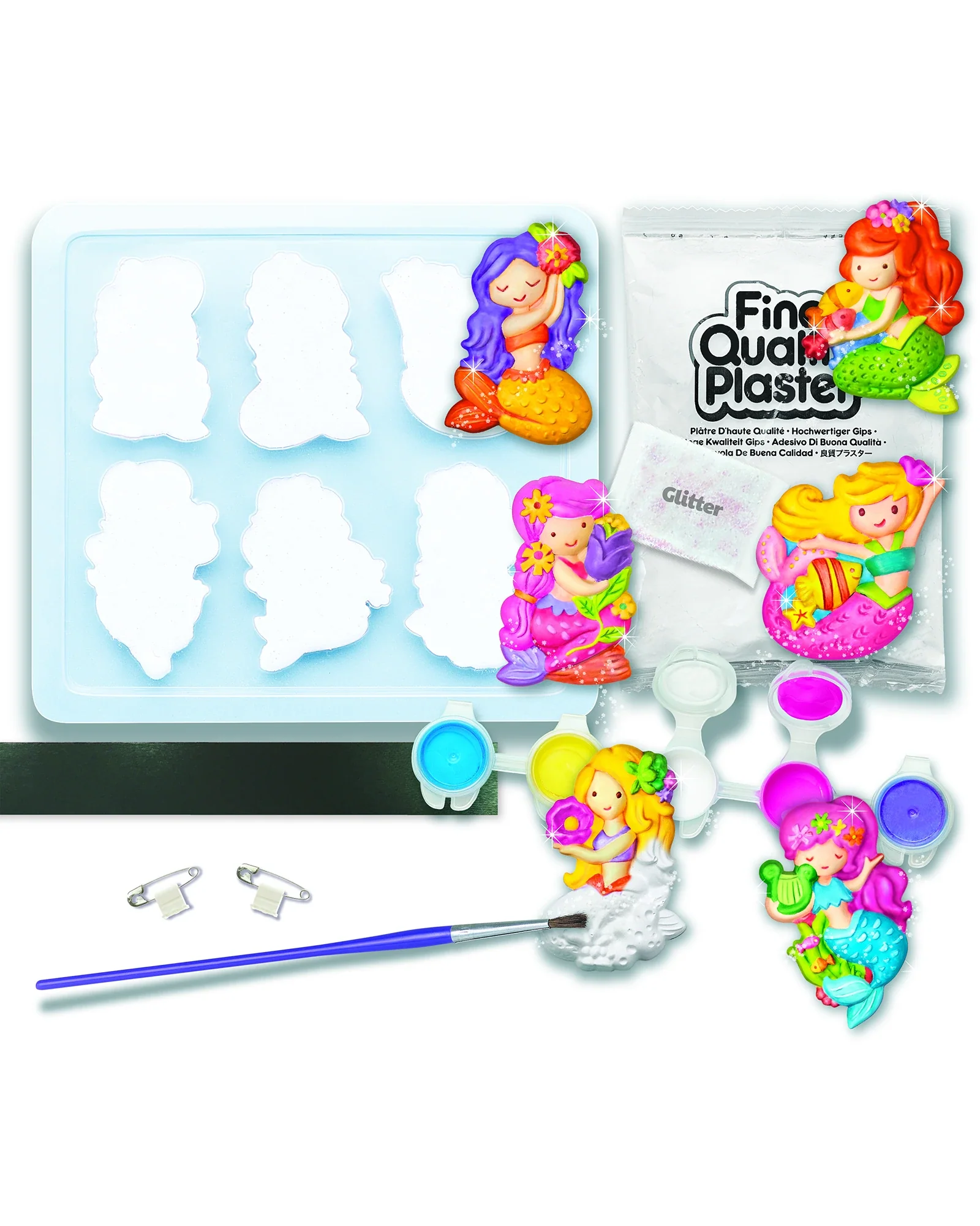 Mould & Paint Glitter Mermaid - Image 3