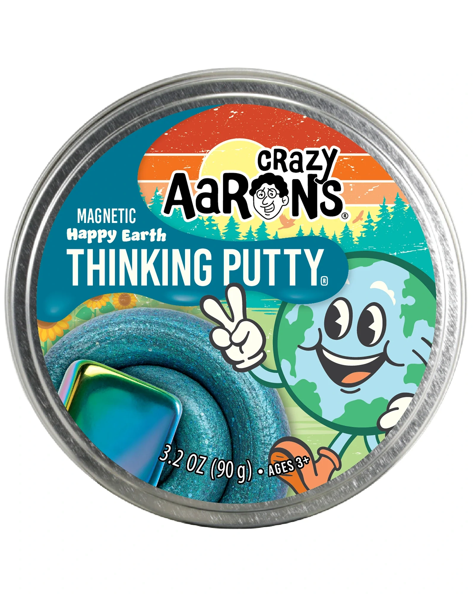 Aarons Putty 4 Inches Magnetic Storms Happy Earth