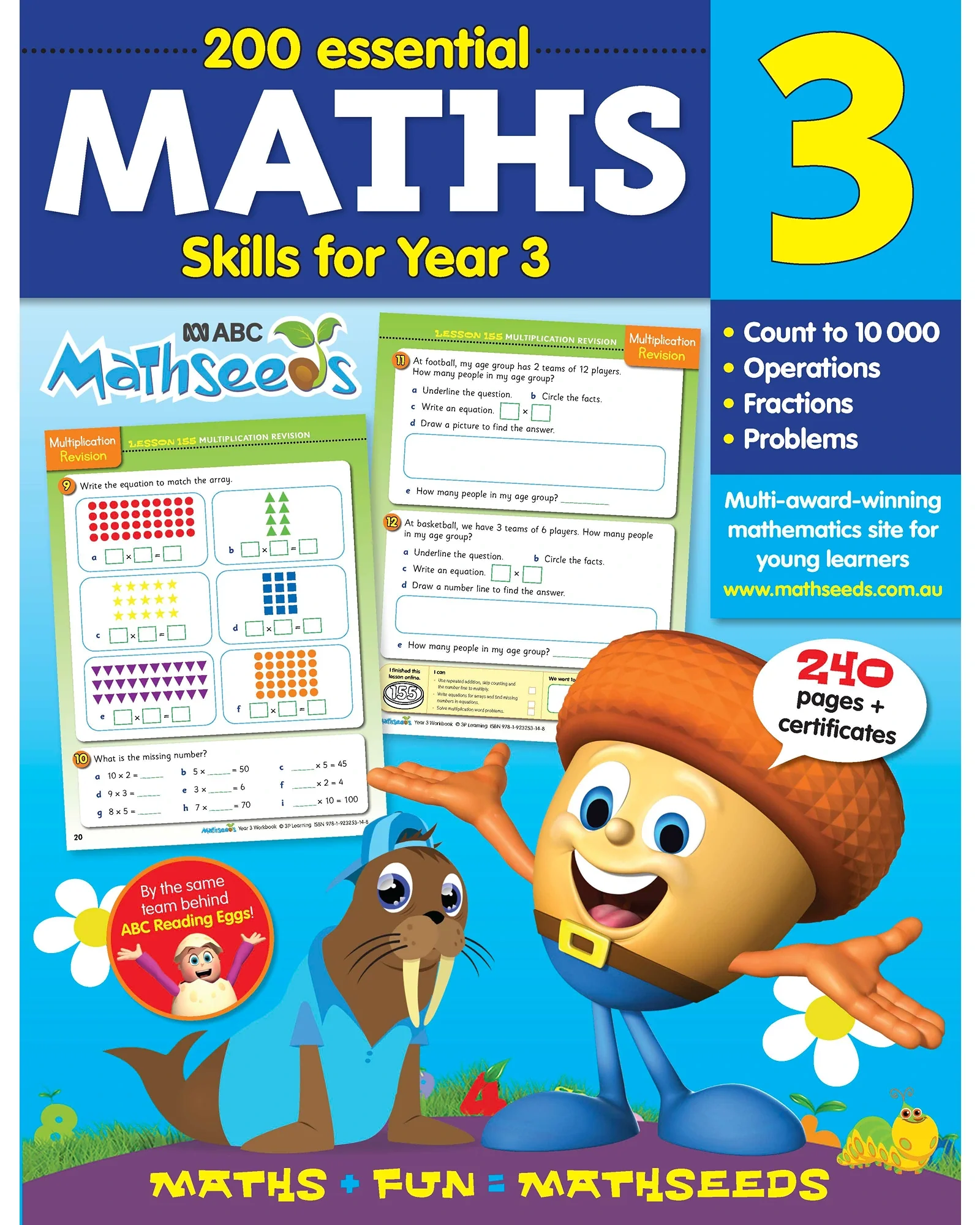 ABC Mathseeds Year 3 Workbook