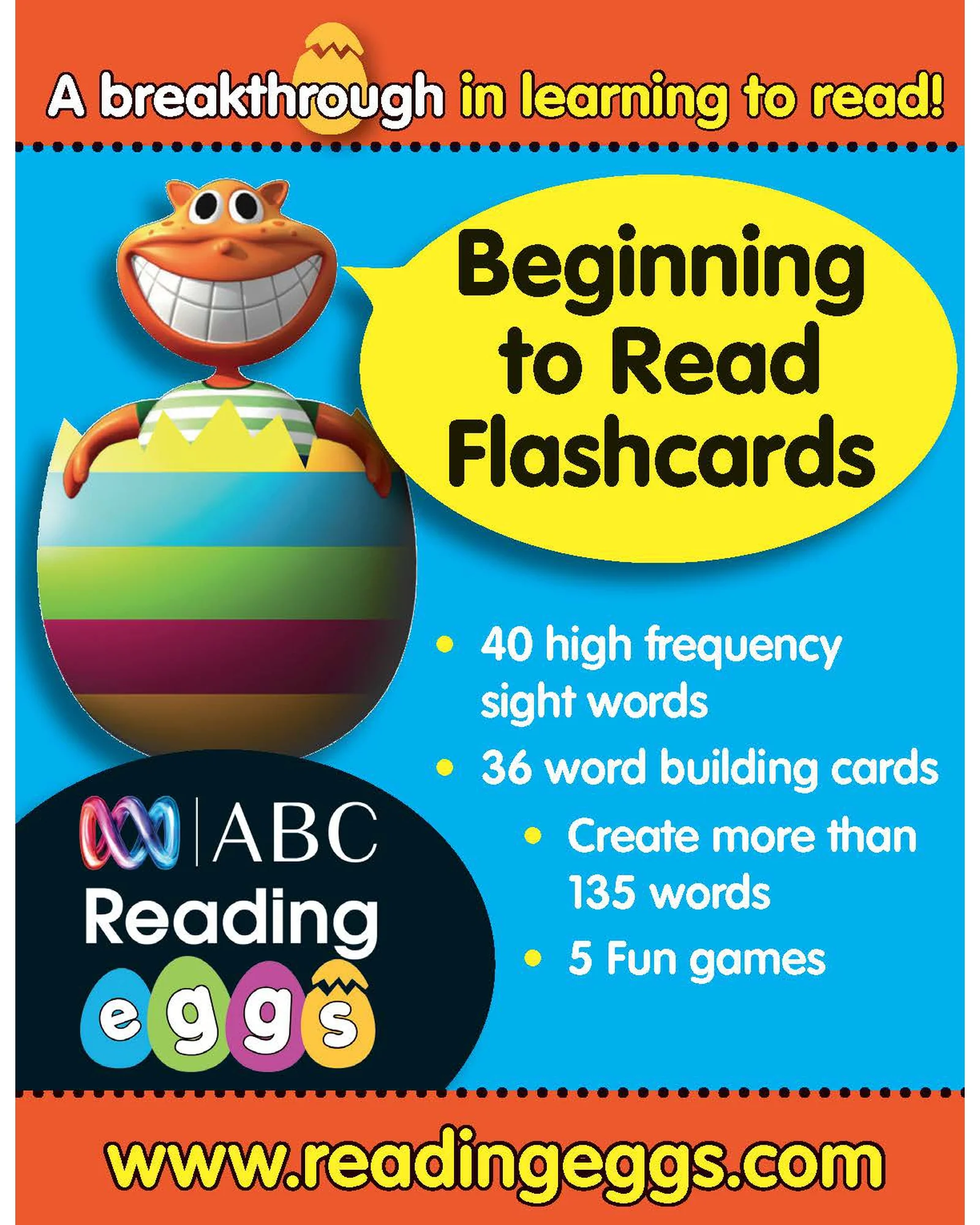 ABC Reading Eggs Level 2 Flashcards