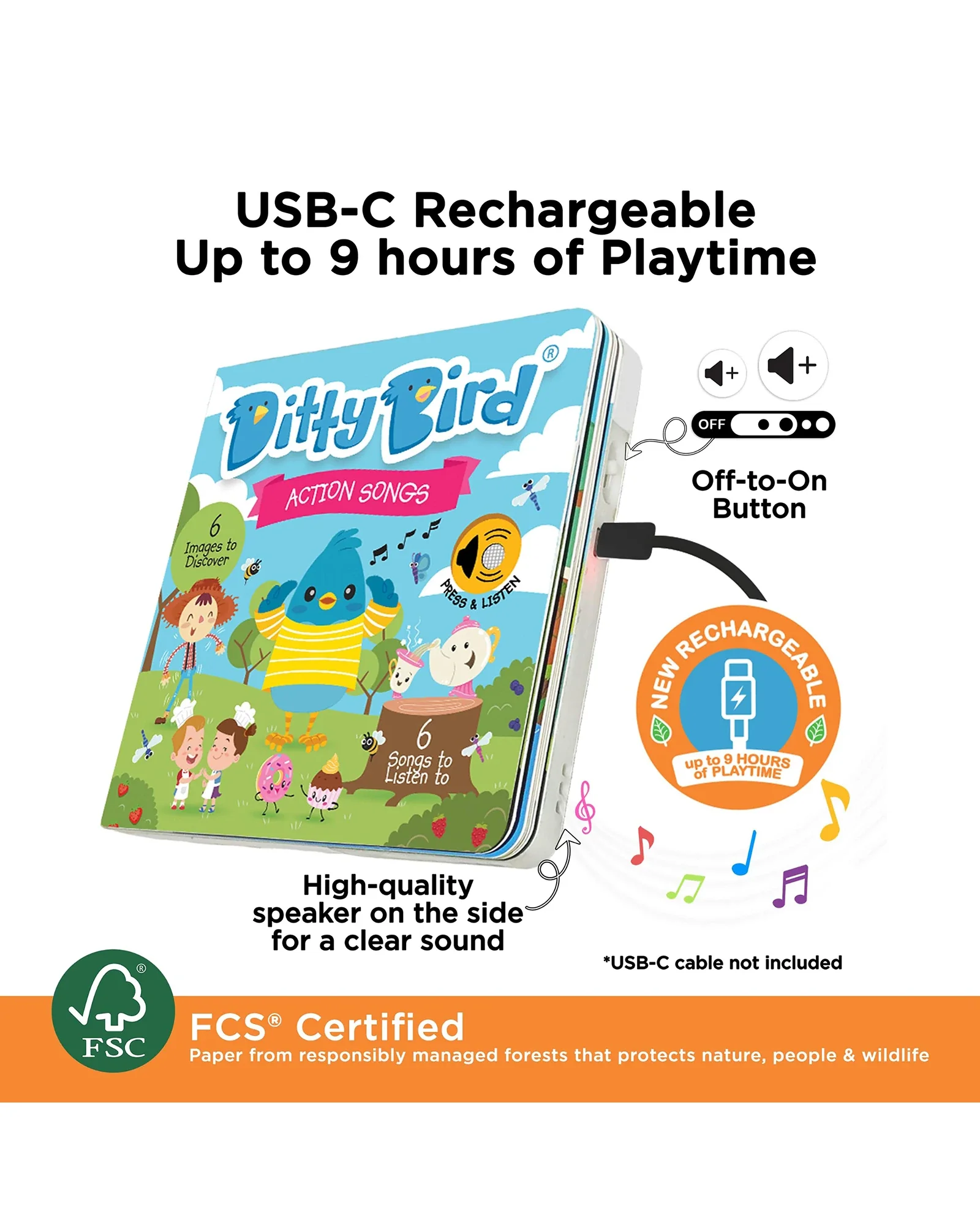 Action Songs Board Book - Image 5