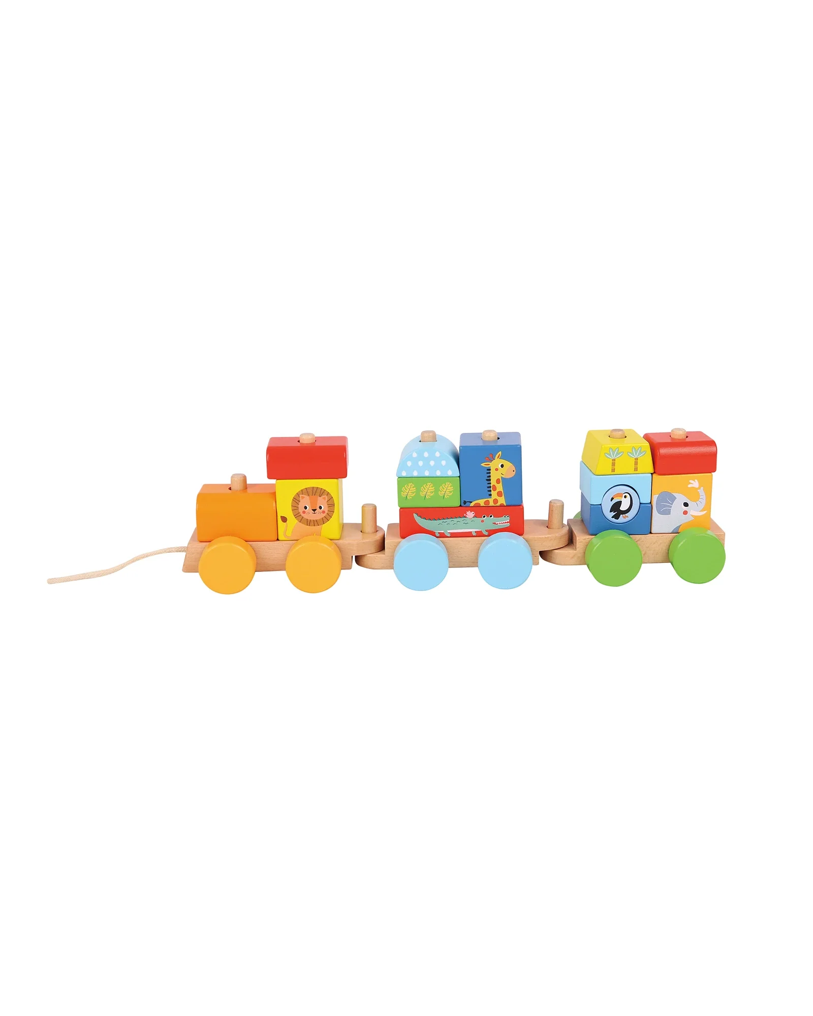 Animal Block Train