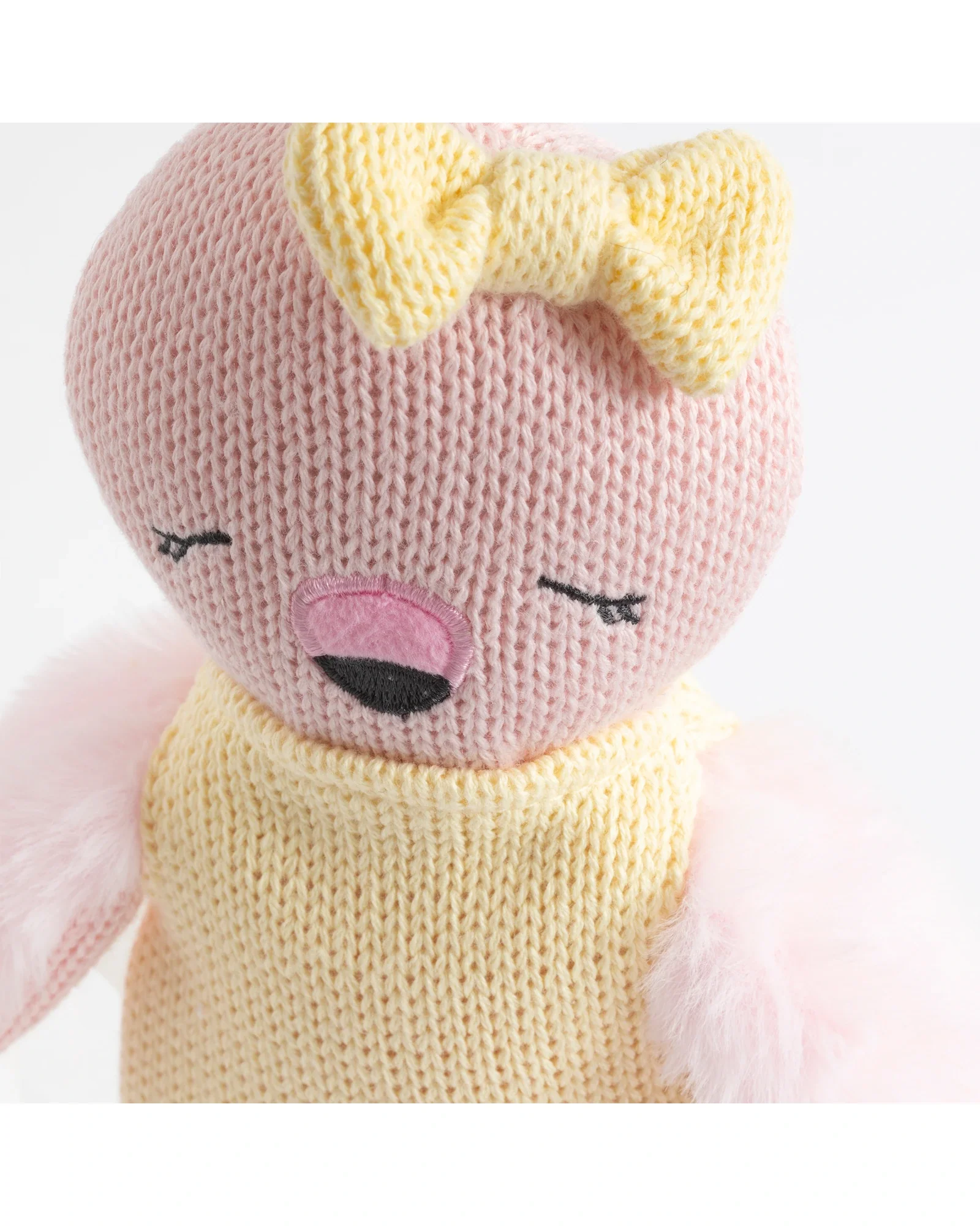 Animal Knitted Toy - Freya the Flamingo - Image 2