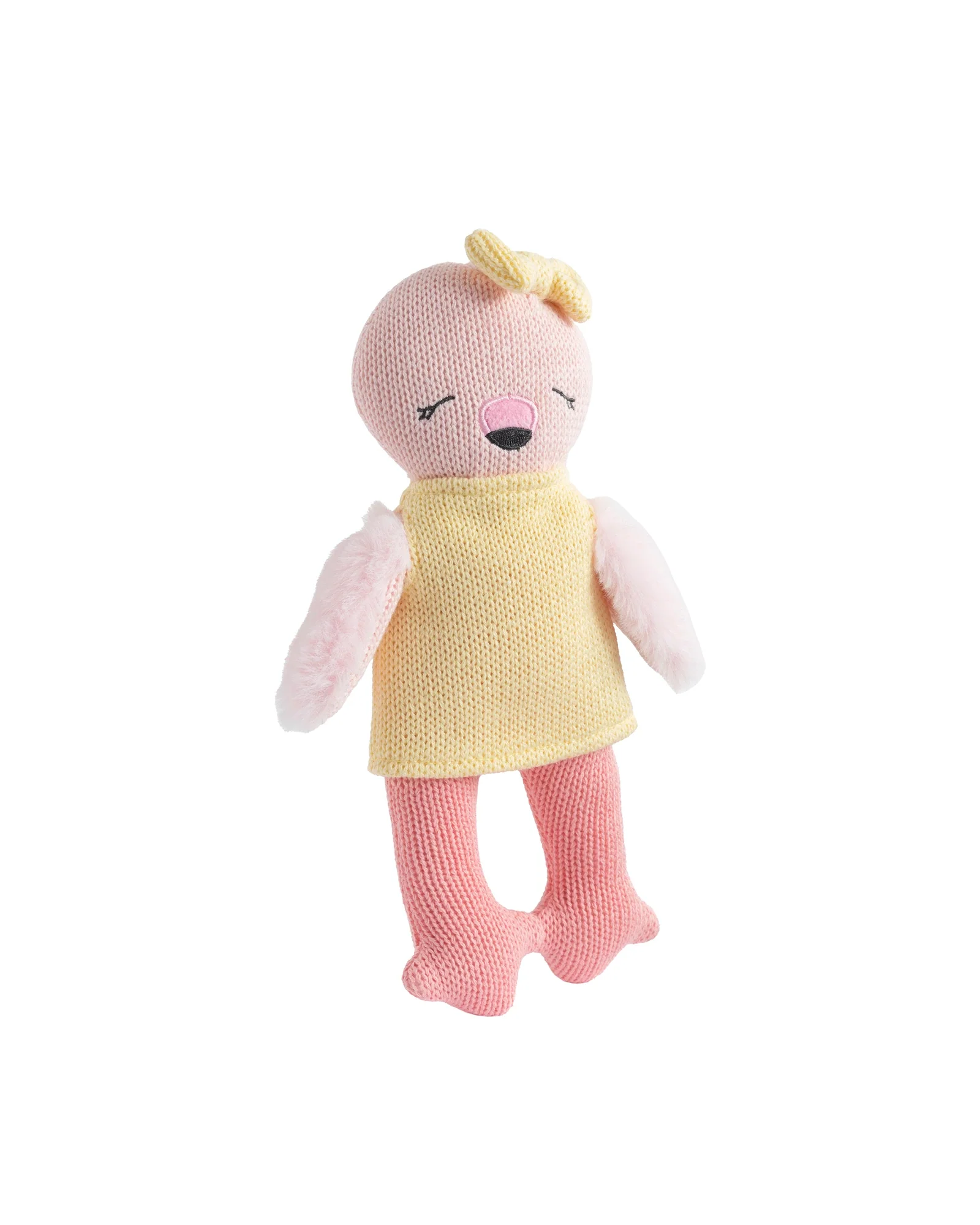 Animal Knitted Toy - Freya the Flamingo - Image 3