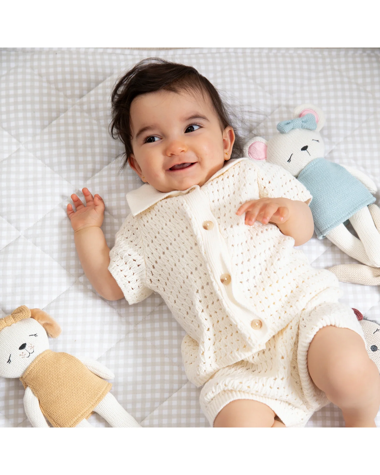 Animal Knitted Toy - Molly the Mouse - Image 2