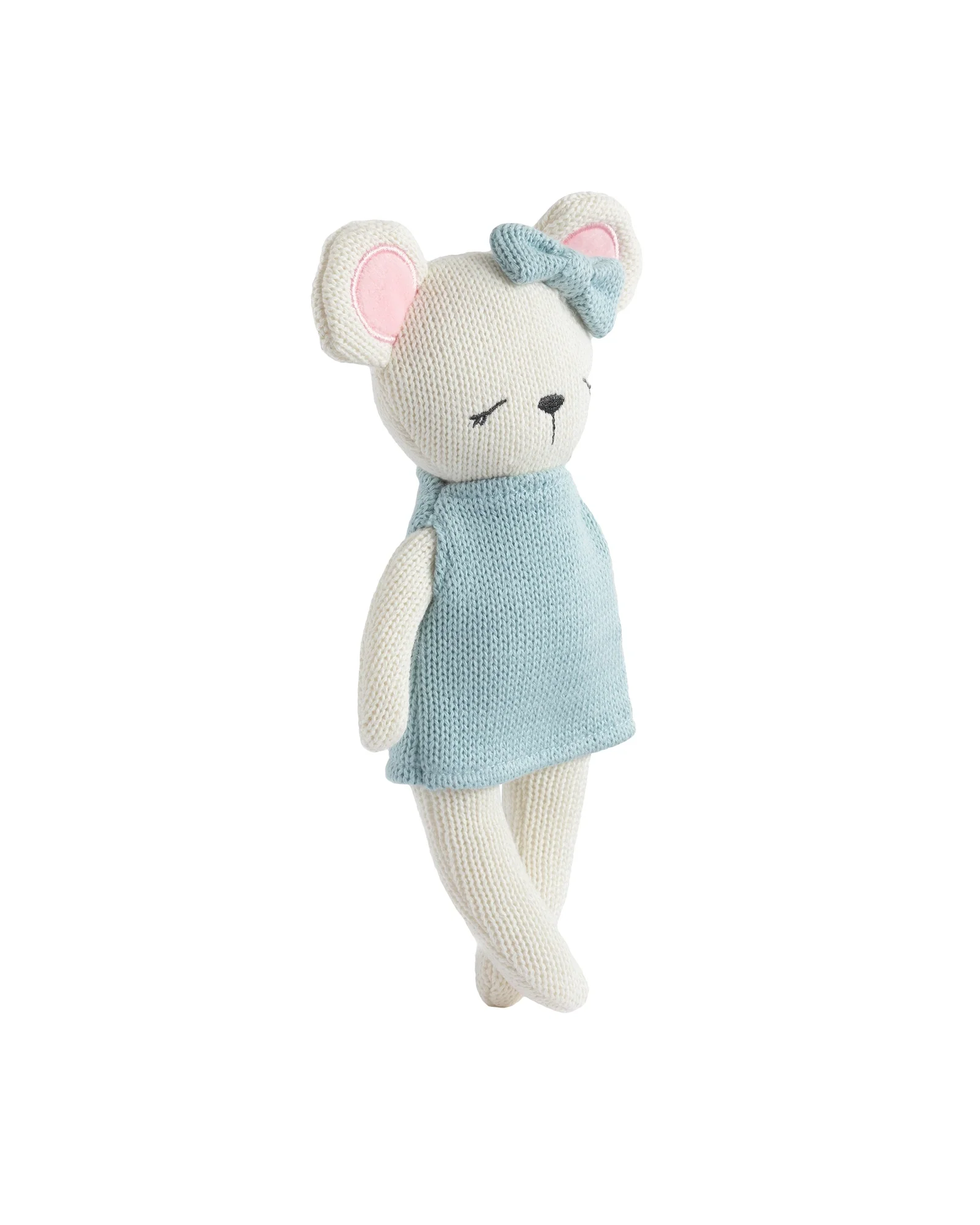Animal Knitted Toy - Molly the Mouse - Image 4