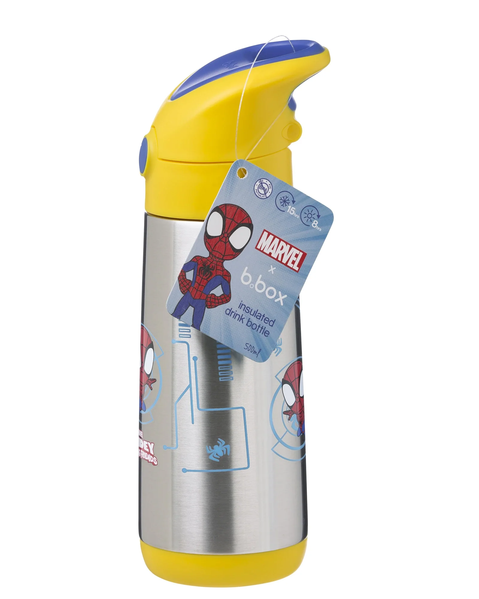 b.box Marvel Spidey Insulated Drink Bottle 500ml - Image 4