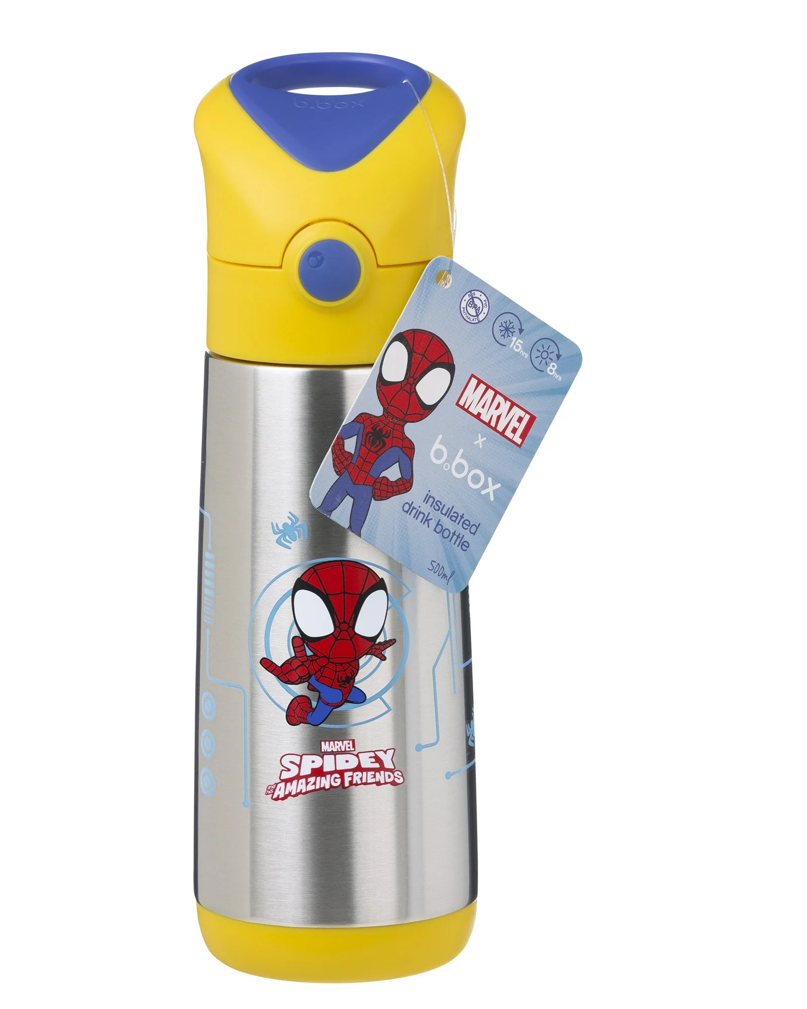 b.box Marvel Spidey Insulated Drink Bottle 500ml - Image 5