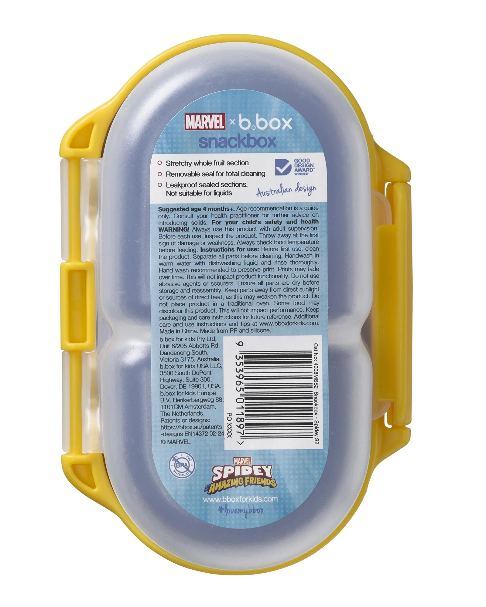 b.box Marvel Spidey Snack Box - Image 5