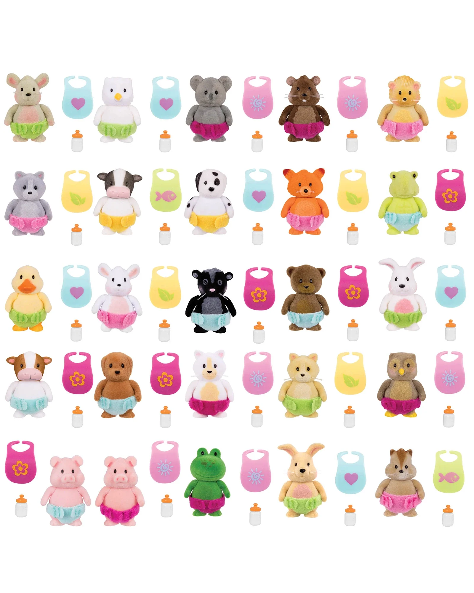 Babeez Surprise Baby Animal Toy Set with Accessories - Assorted - Image 3