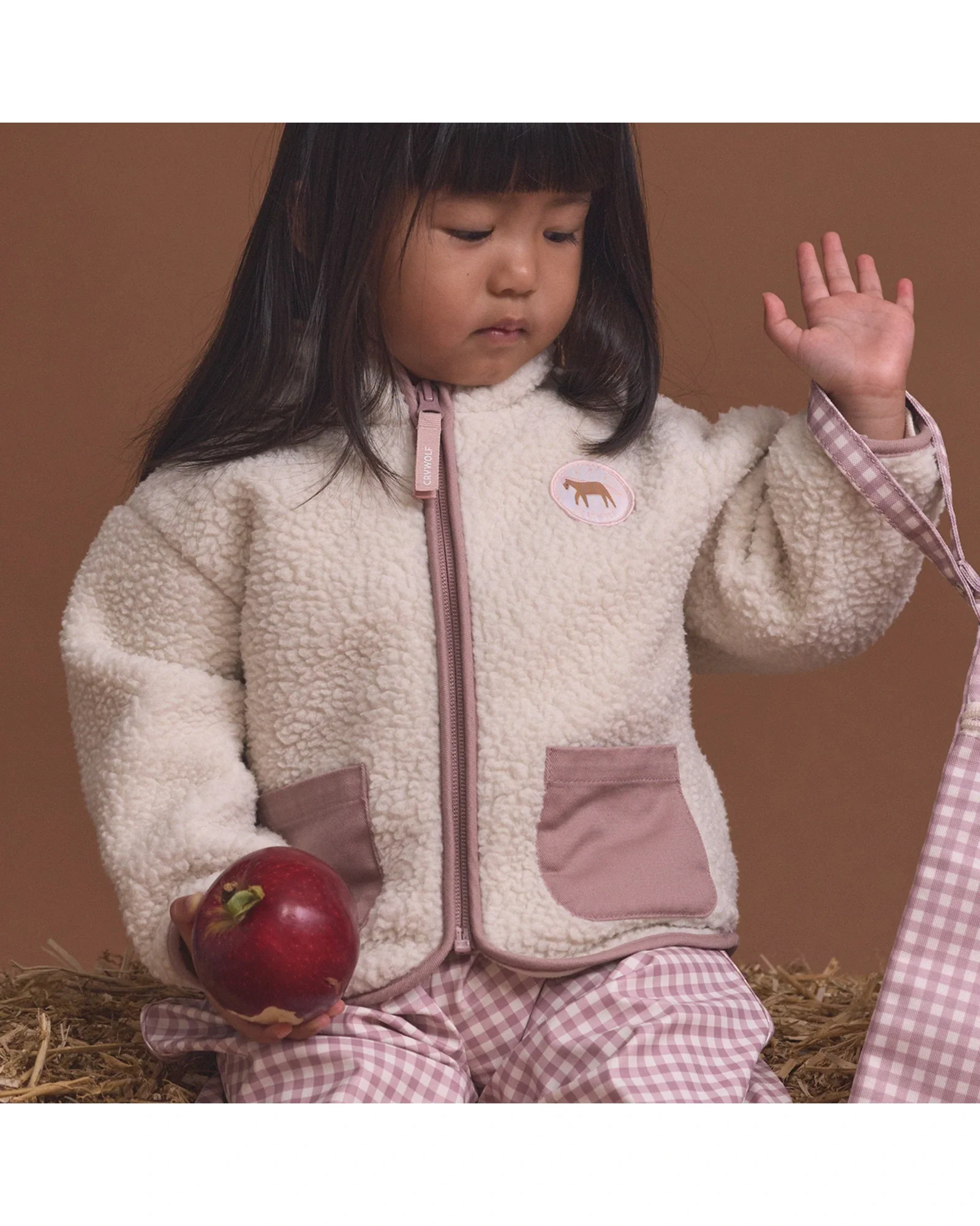 Baby Sherpa Jacket Powder Size 1Y - Image 2