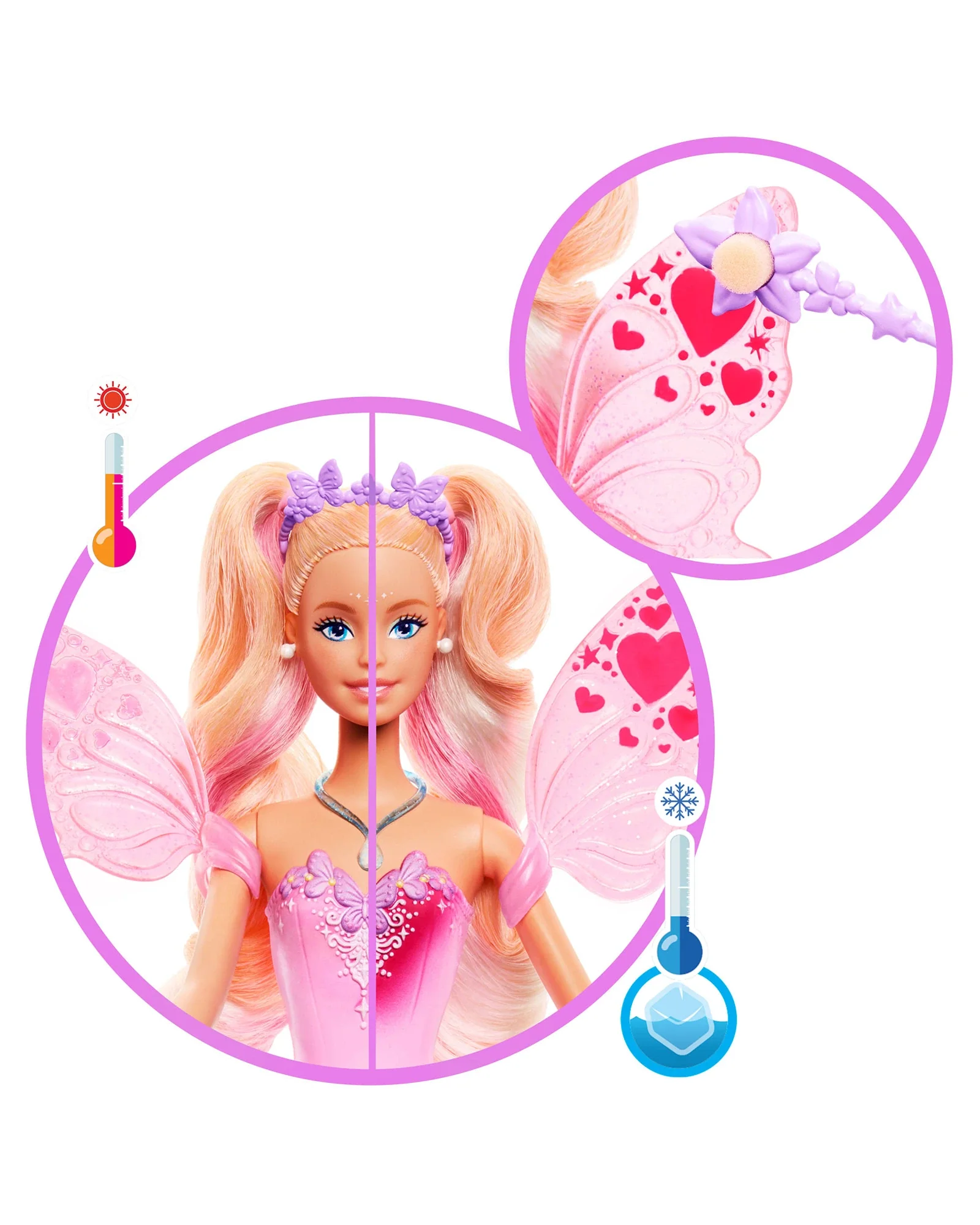 Barbie Fantasia Colour-Change Fairy Doll - Image 3