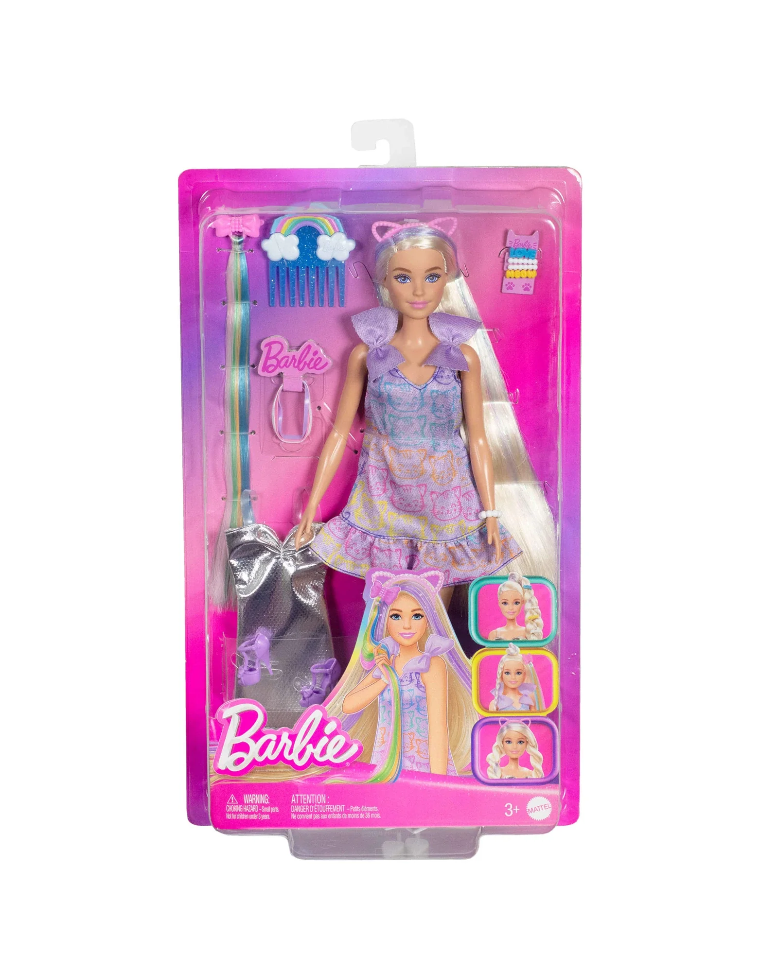 Barbie Hair Play Blonde Doll - Image 6