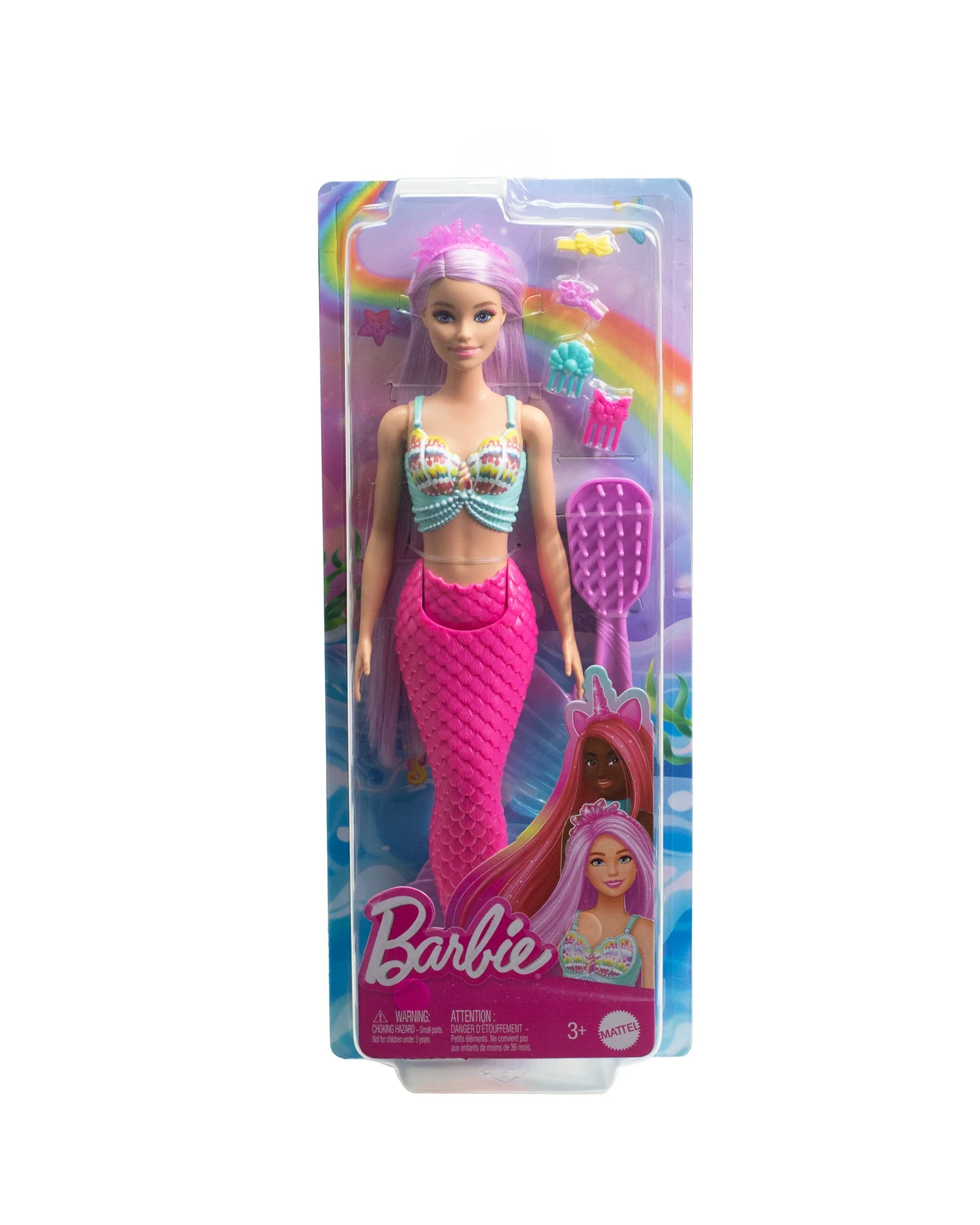 Barbie New Long Hair Fantasy Mermaid Doll - Image 6