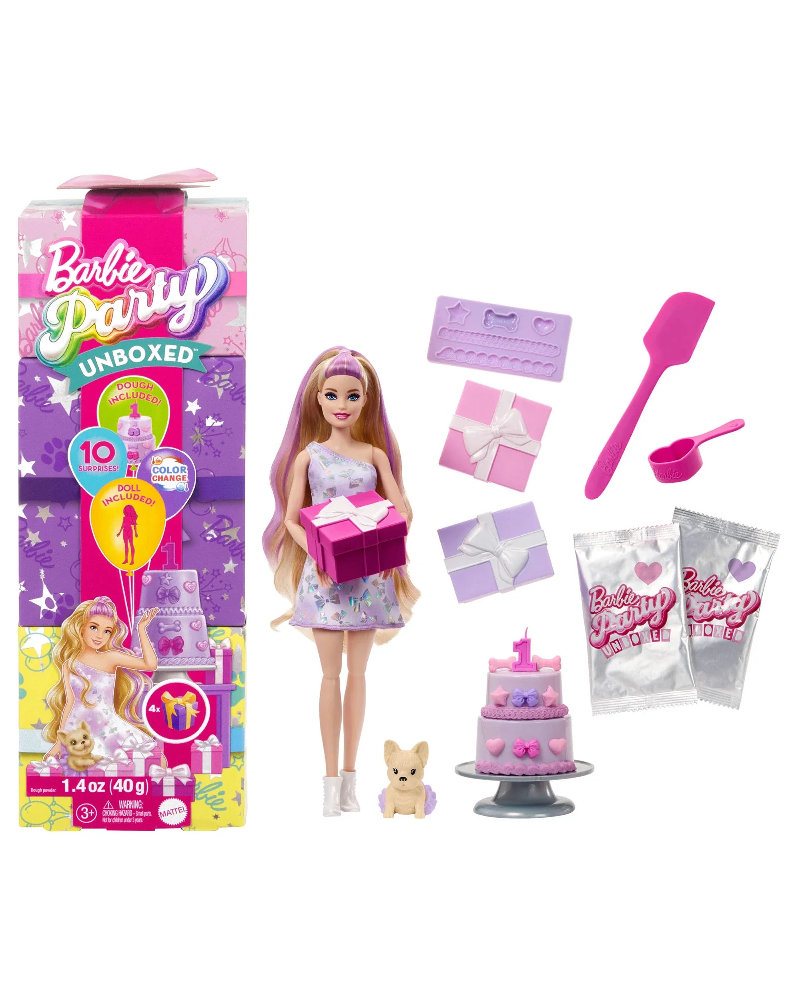 Barbie Party Unboxed Pet Birthday Series - Assorted - Image 3