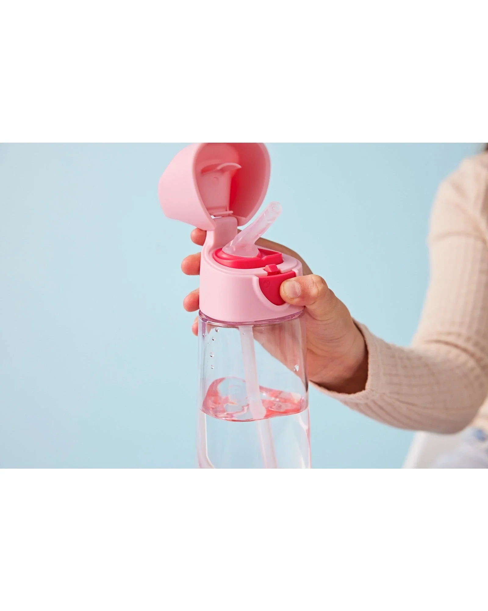 B.Box Tritan Drink Bottle 600Ml Flamingo Fizz - Image 5