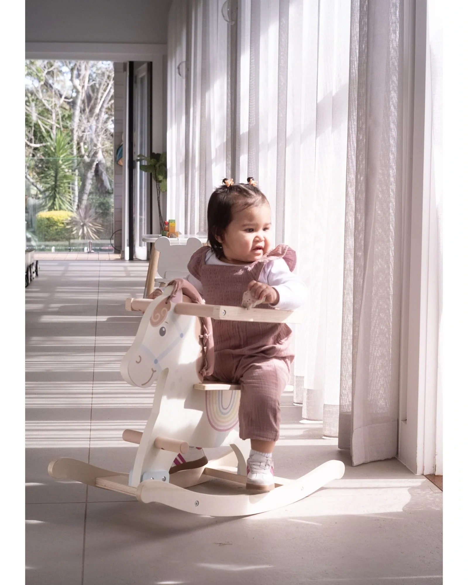 Astrid Wooden Rocking Horse - Image 4