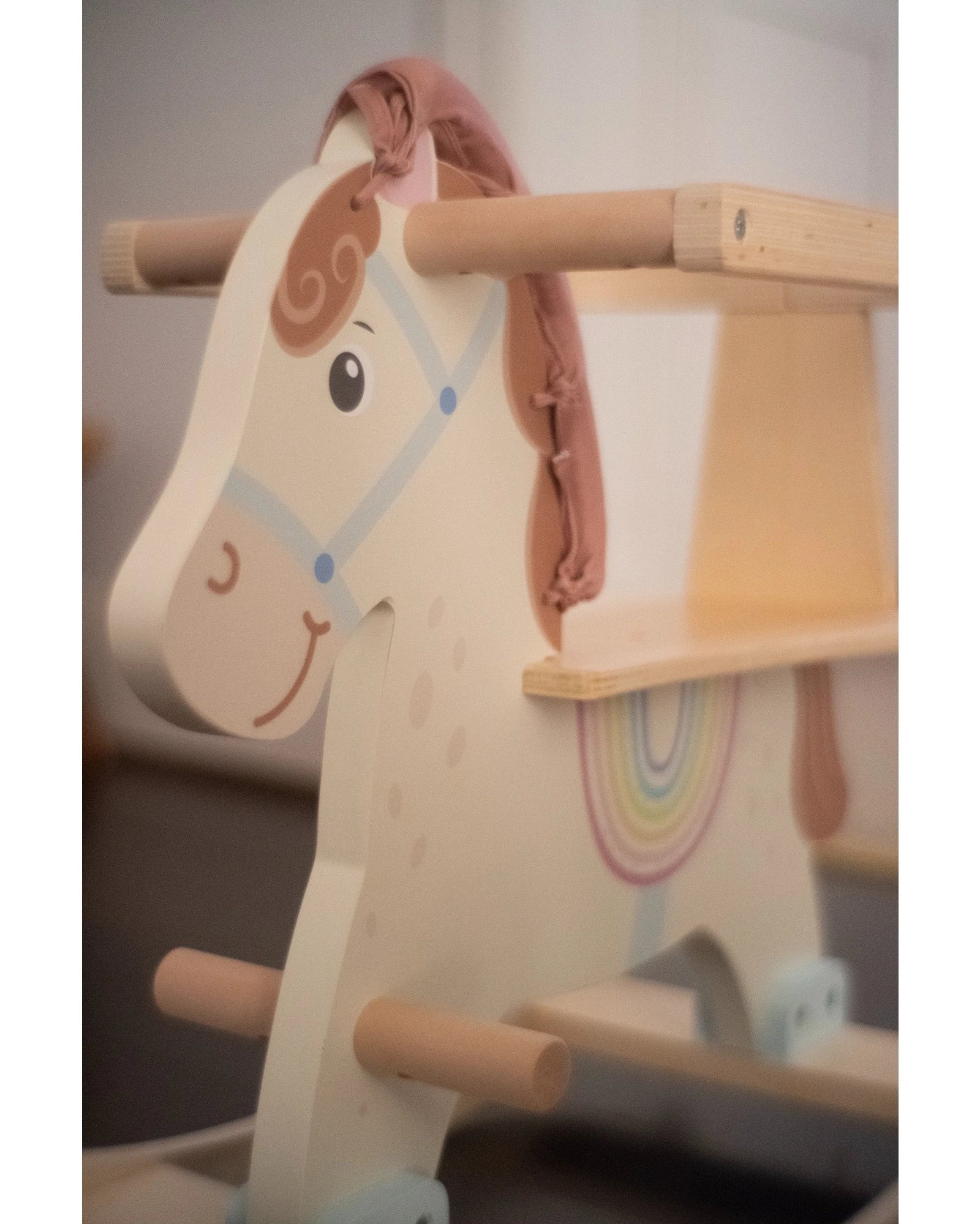 Astrid Wooden Rocking Horse - Image 6