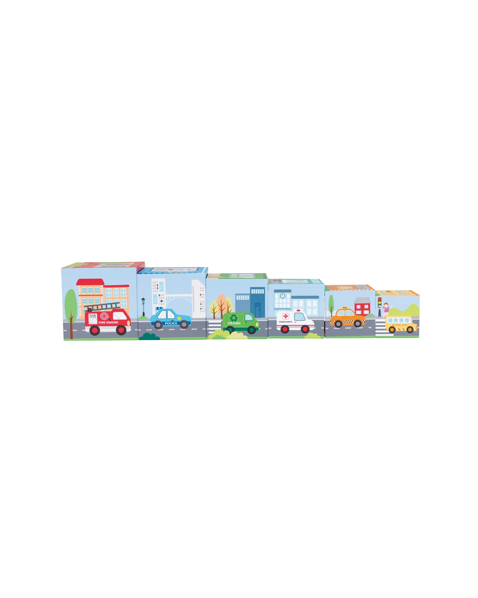 Stacking Cubes with Vehicles - Image 4