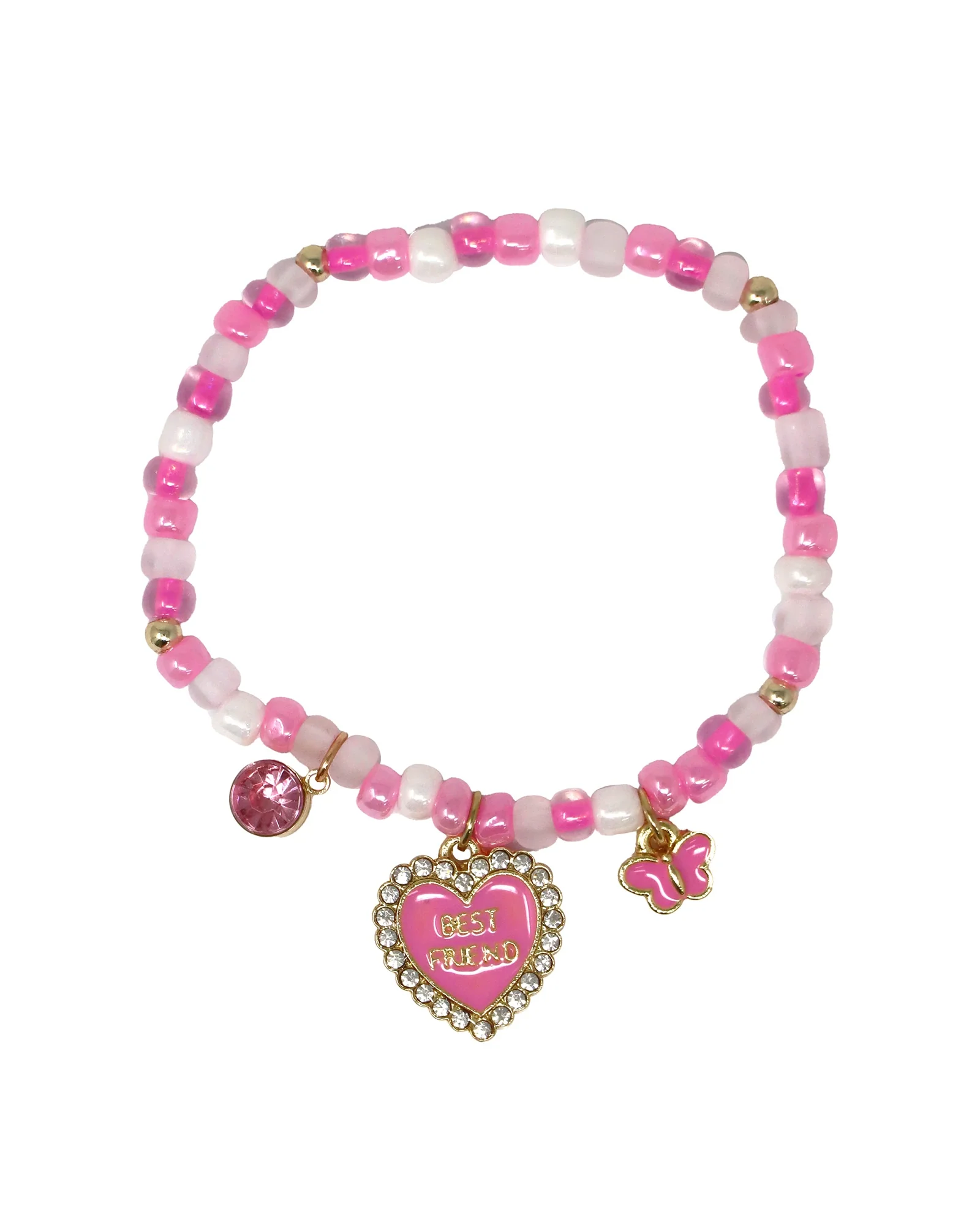 BFF Heart & Butterfly Bracelet Set - Image 2