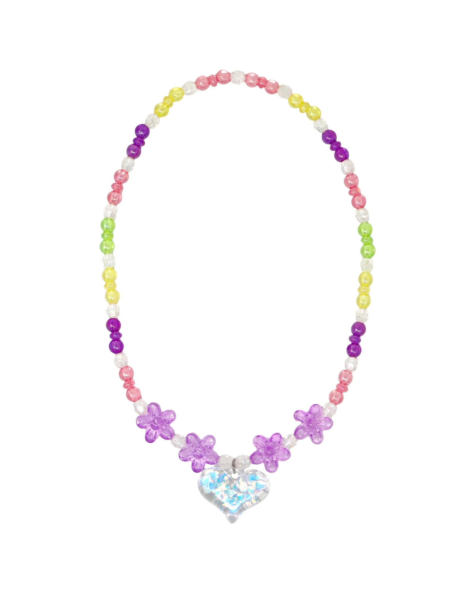 BFF Rainbow Heart Necklace Set - Image 3