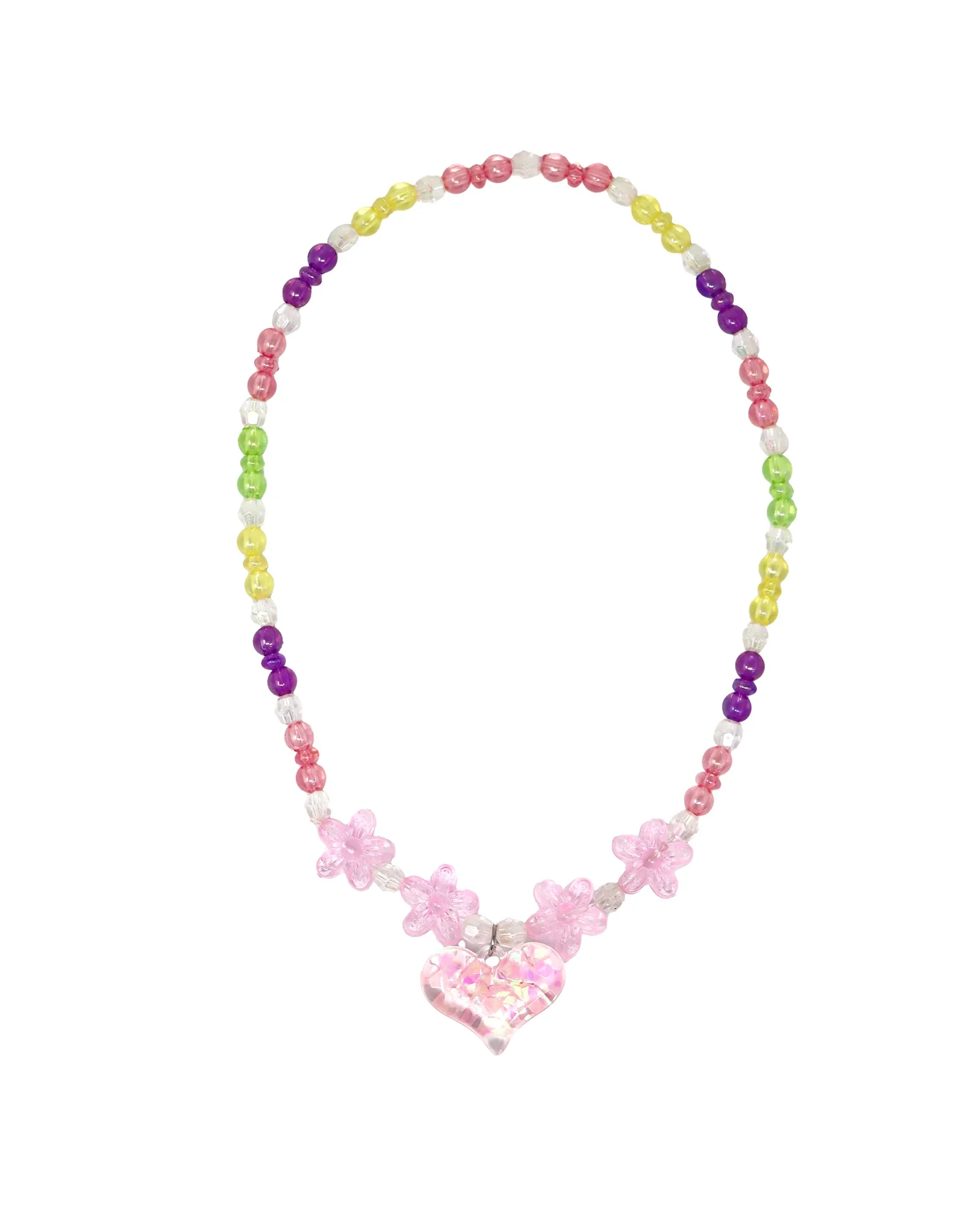 BFF Rainbow Heart Necklace Set - Image 4