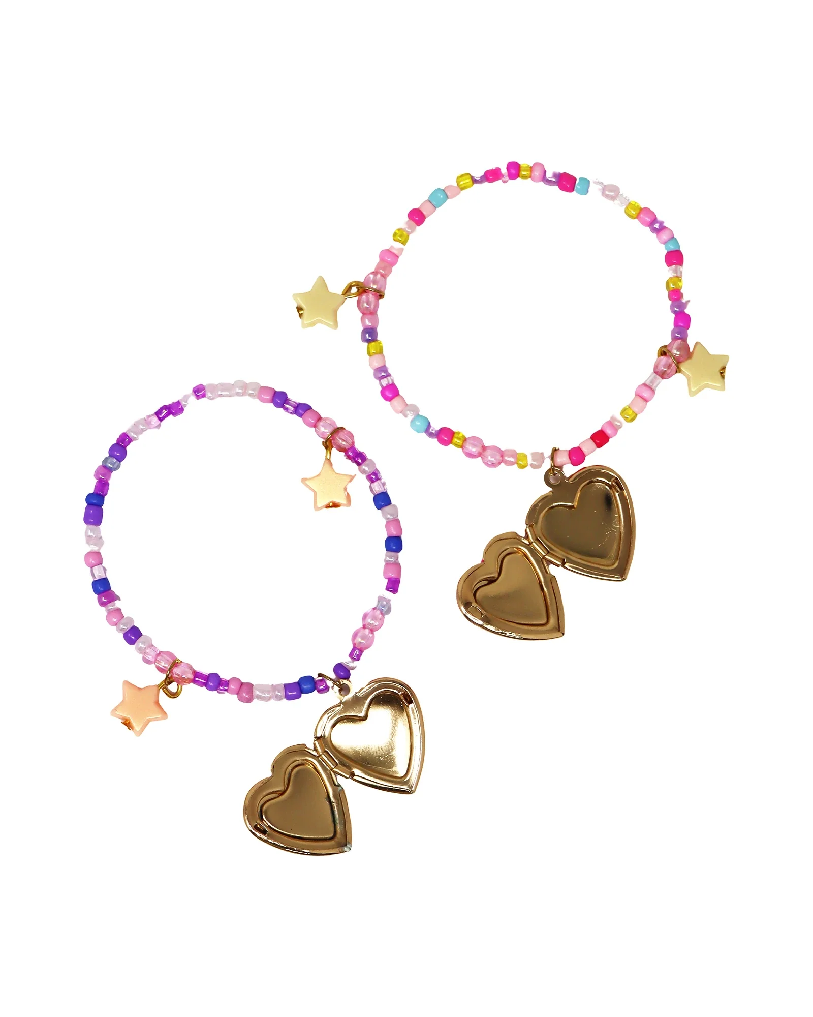 BFF Sparkle Heart Bestie Bracelet Set - Image 3