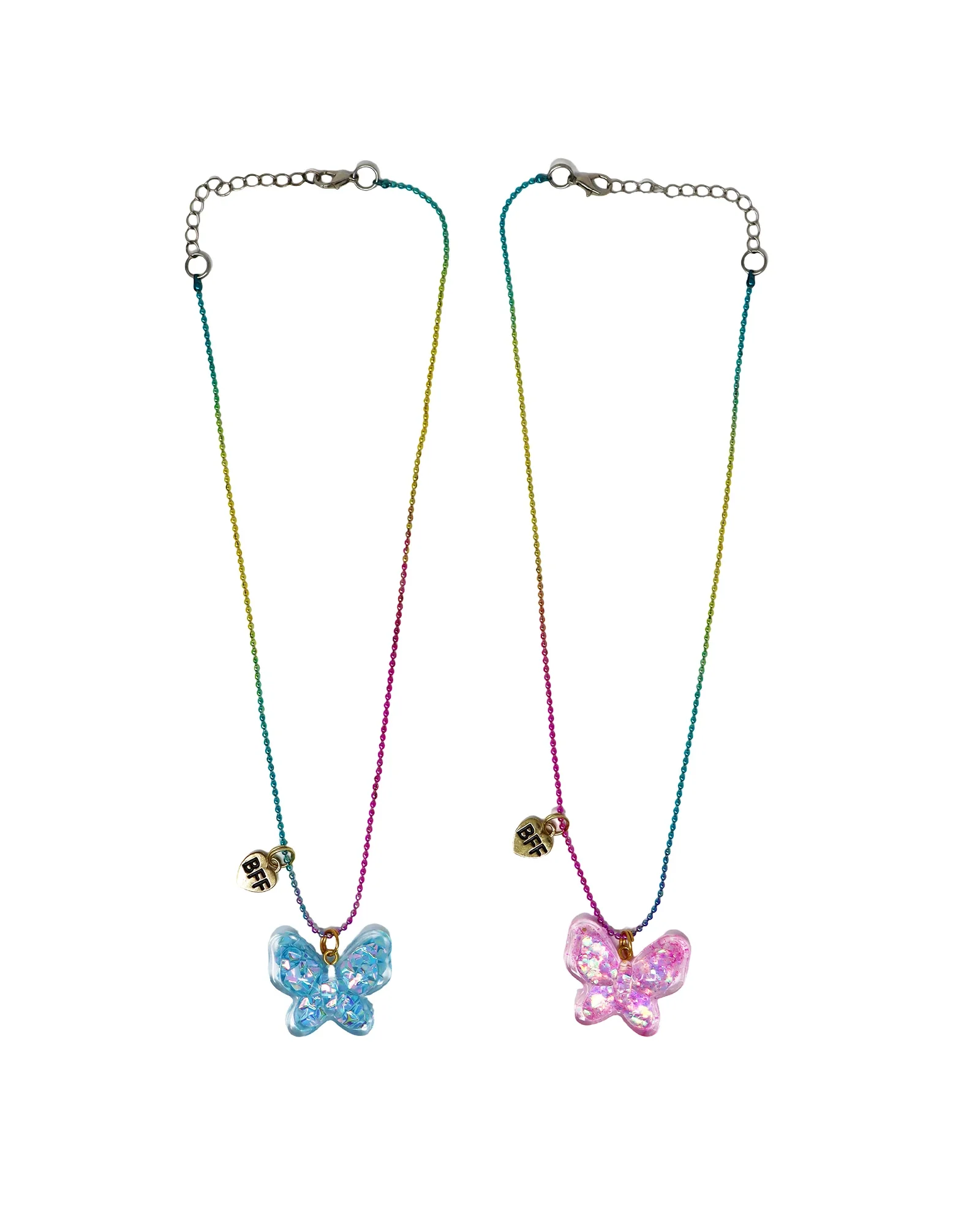 BFF Twinkle Butterfly Necklace Set