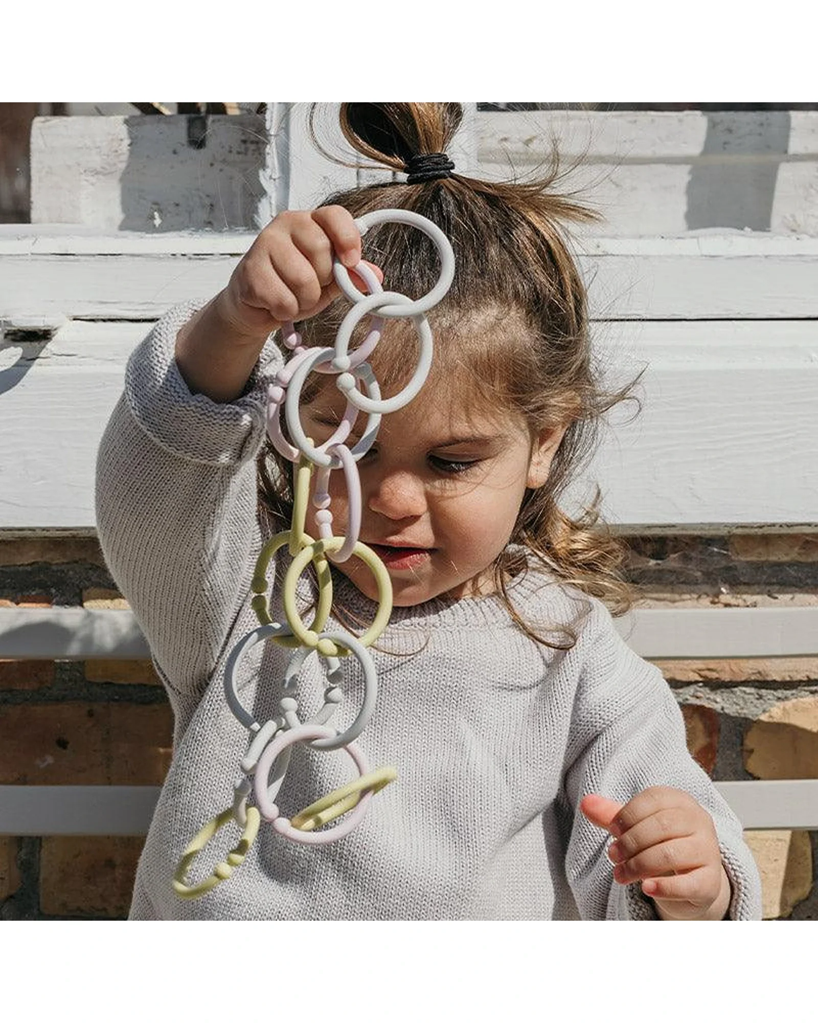 BIBS Loops Blush Peach Dusky Lilac - Image 2
