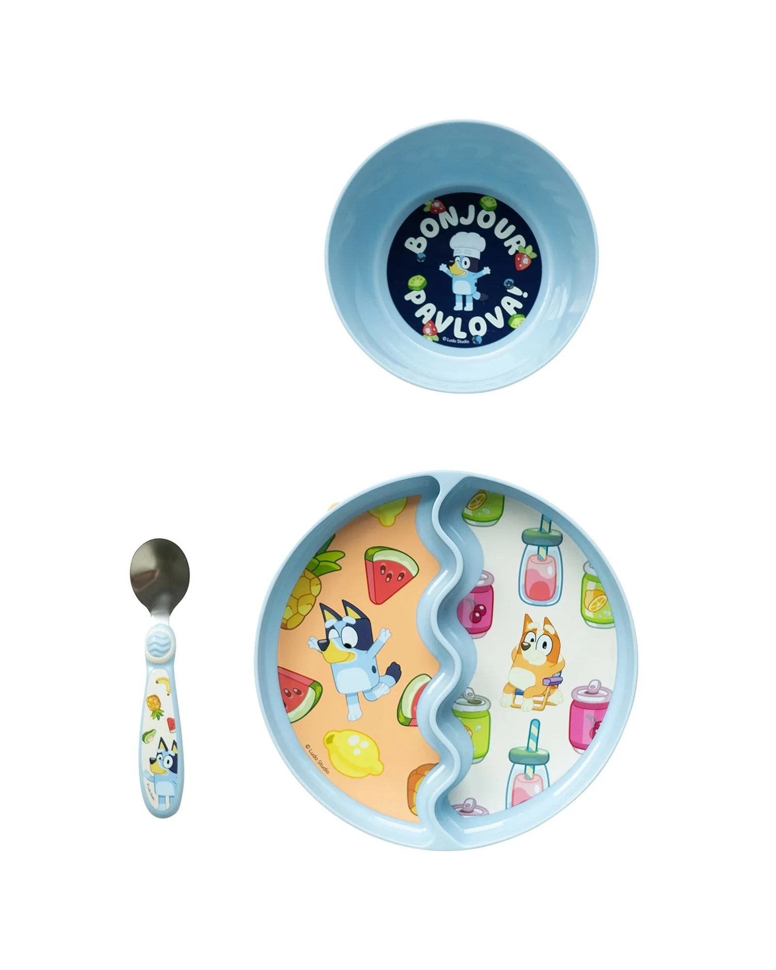 Bluey 3 Piece Mealtime Feeding Set - Image 2