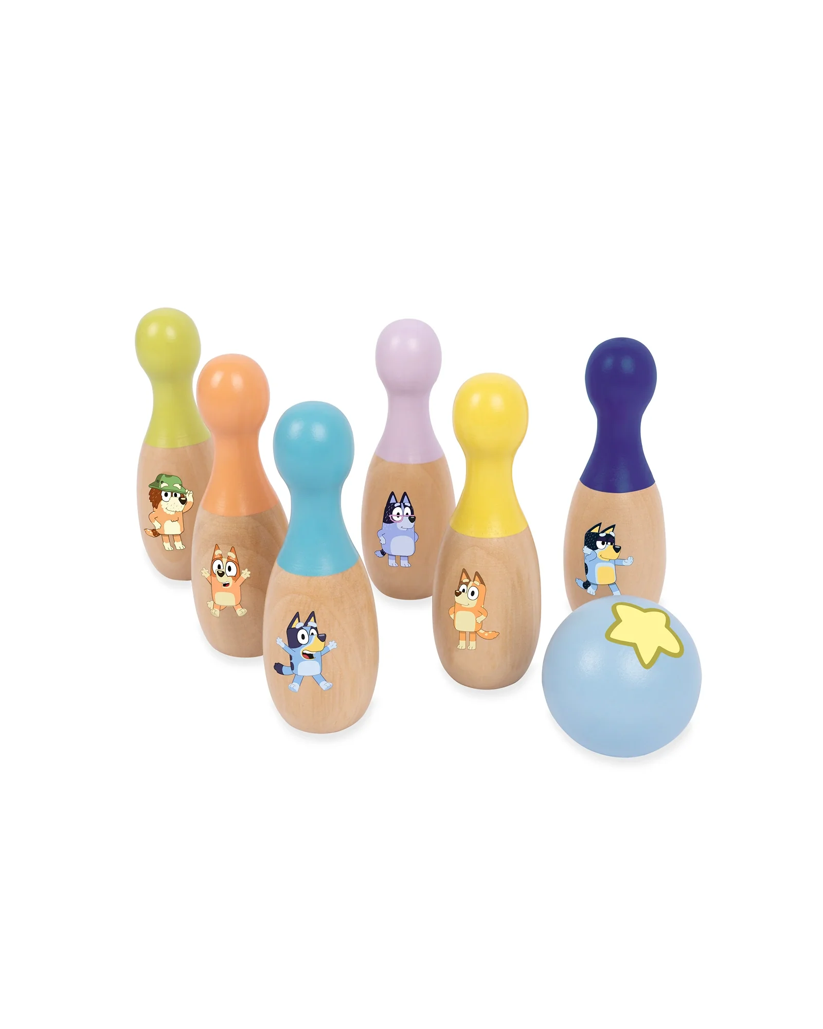 Bluey Wooden Character Skittles - Image 4