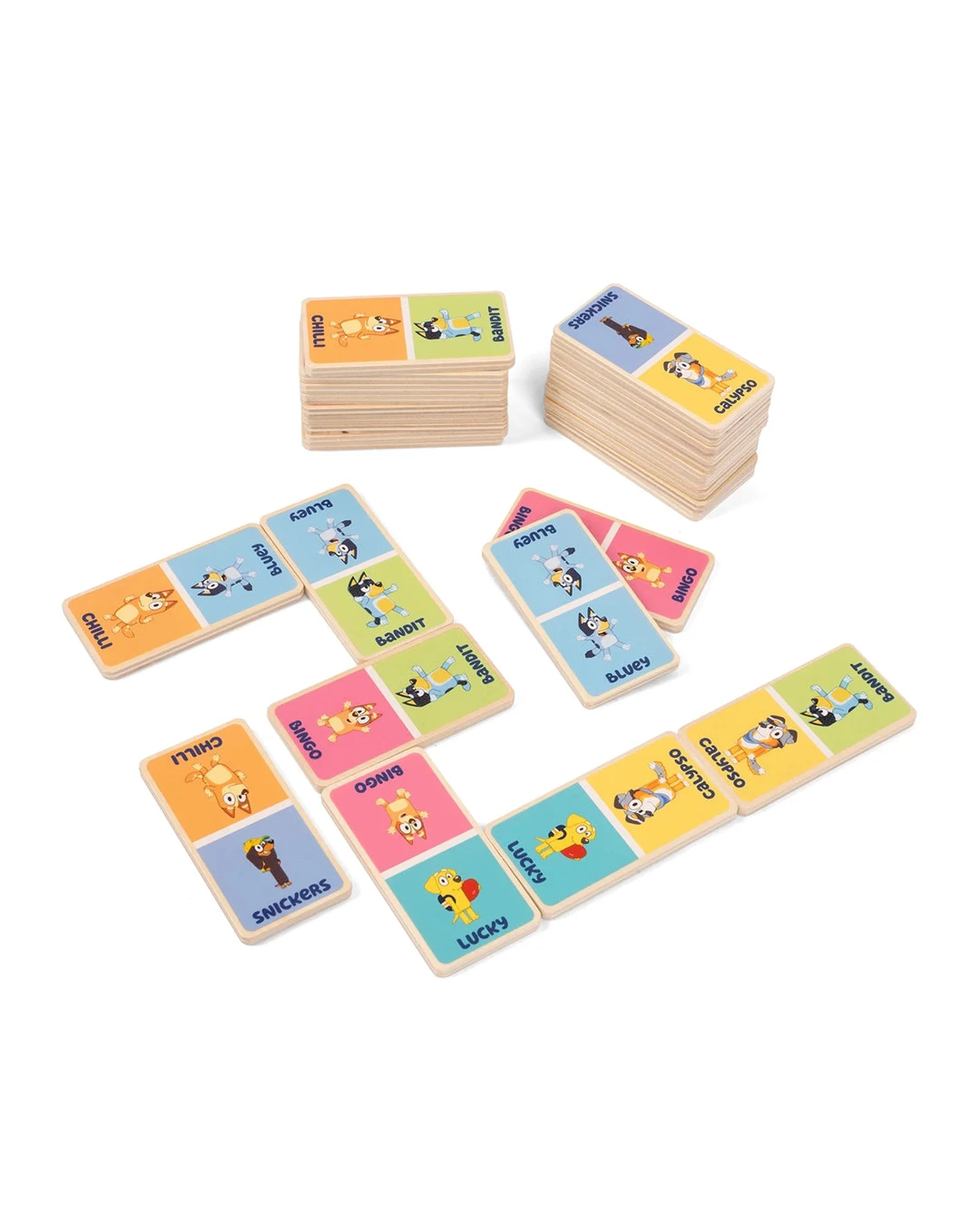 Bluey Wooden Dominoes Set - Image 4