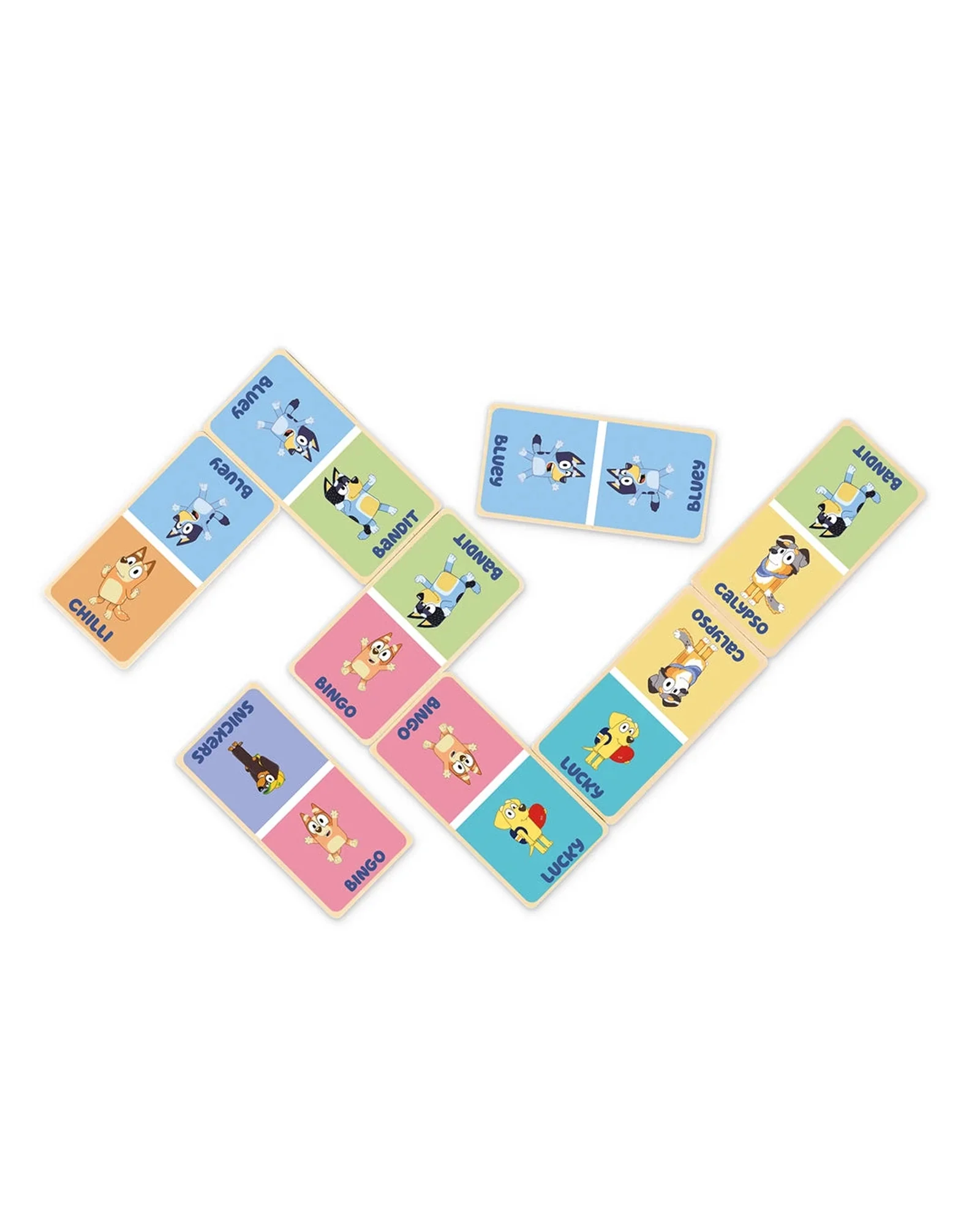 Bluey Wooden Dominoes Set - Image 6