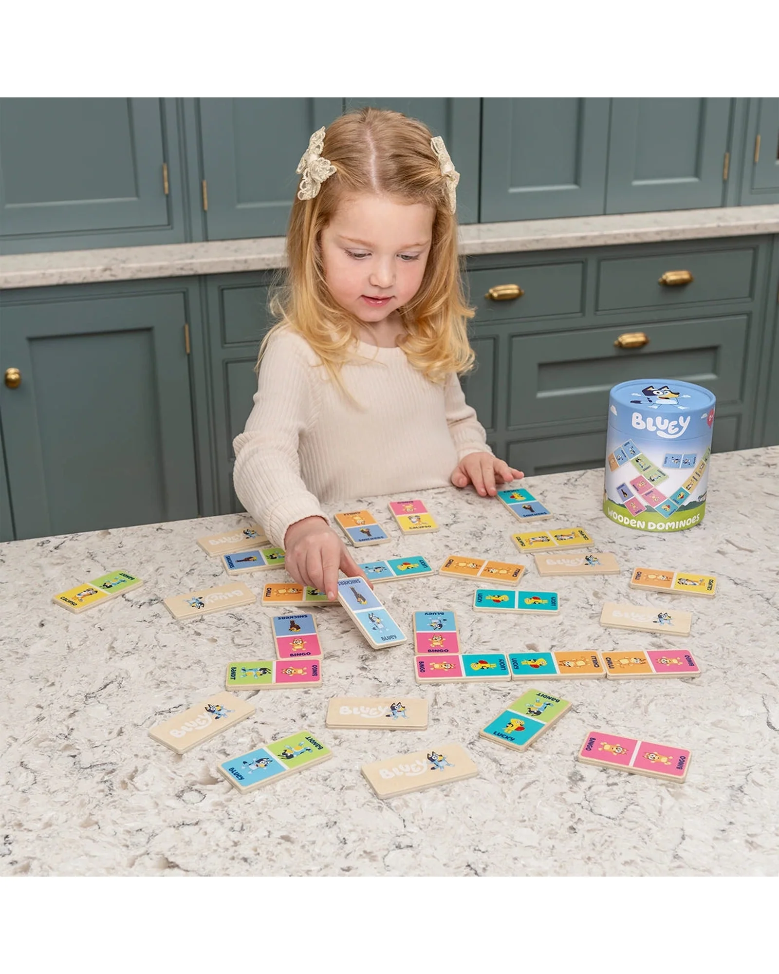 Bluey Wooden Dominoes Set - Image 7