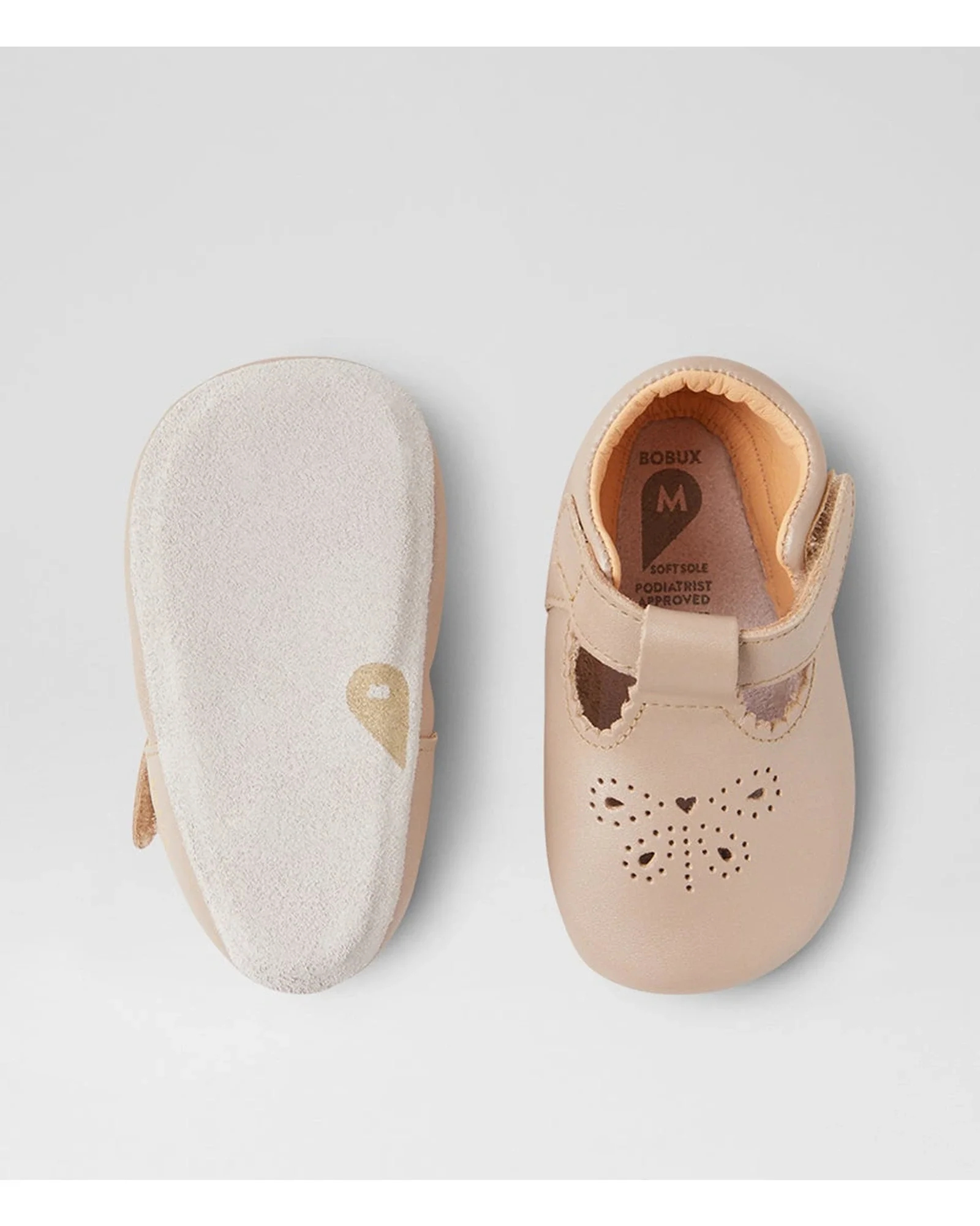 Bobux Flutterheart Gold Leather - Image 5