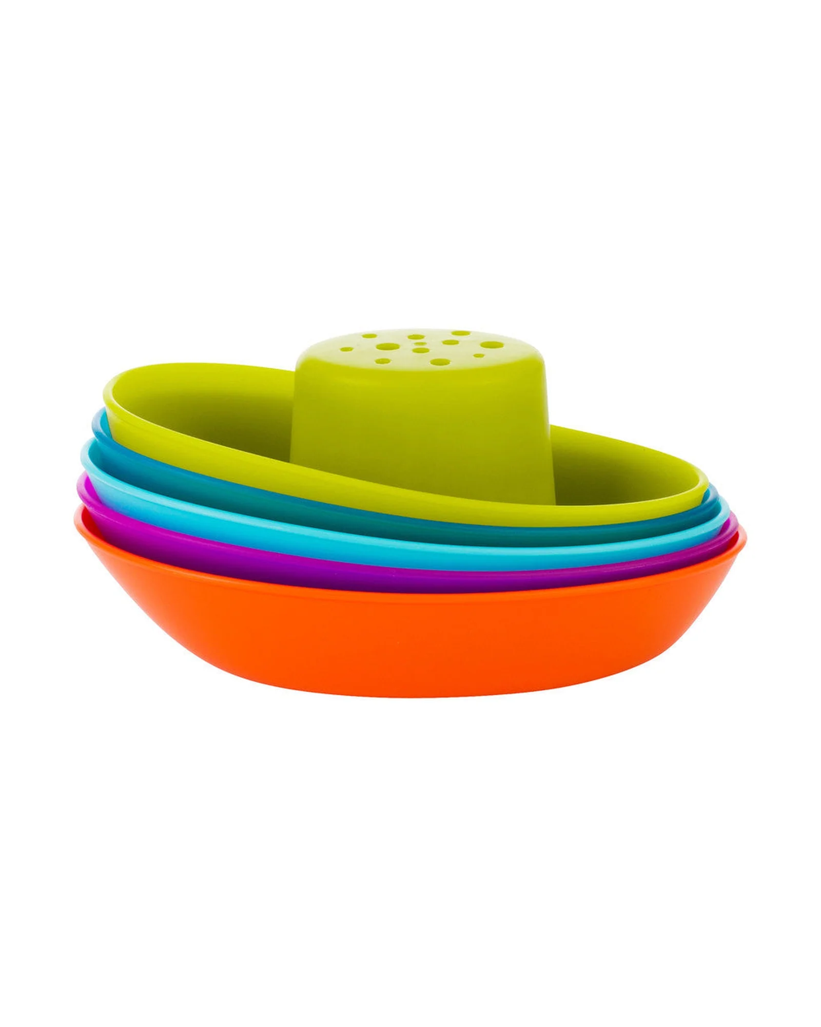 Boon Fleet Stacking Boats Bath Toy - Image 2
