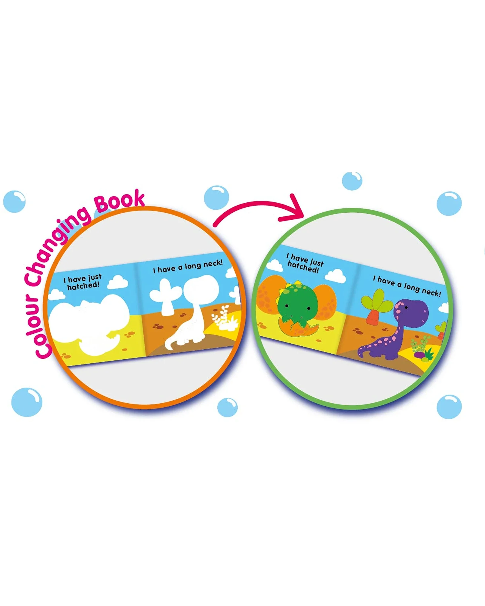 Dinosaur Colour Changing Bath Book - Image 2