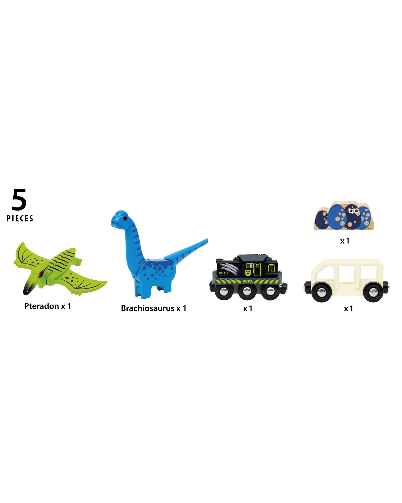 Brio Dinosaur Battery Train 5 Pieces - Image 6