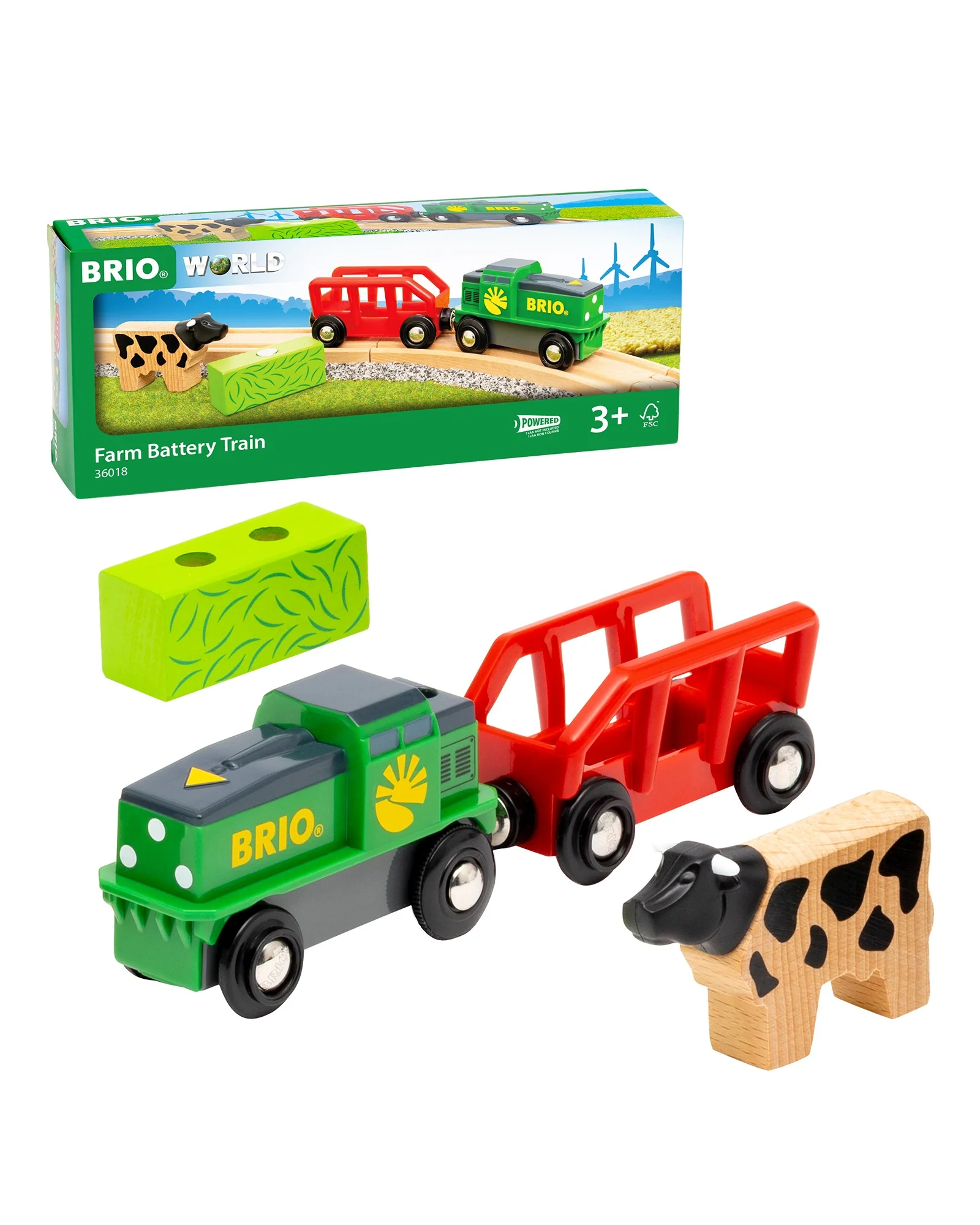 Brio Farm Battery Train 4 Pieces - Image 2