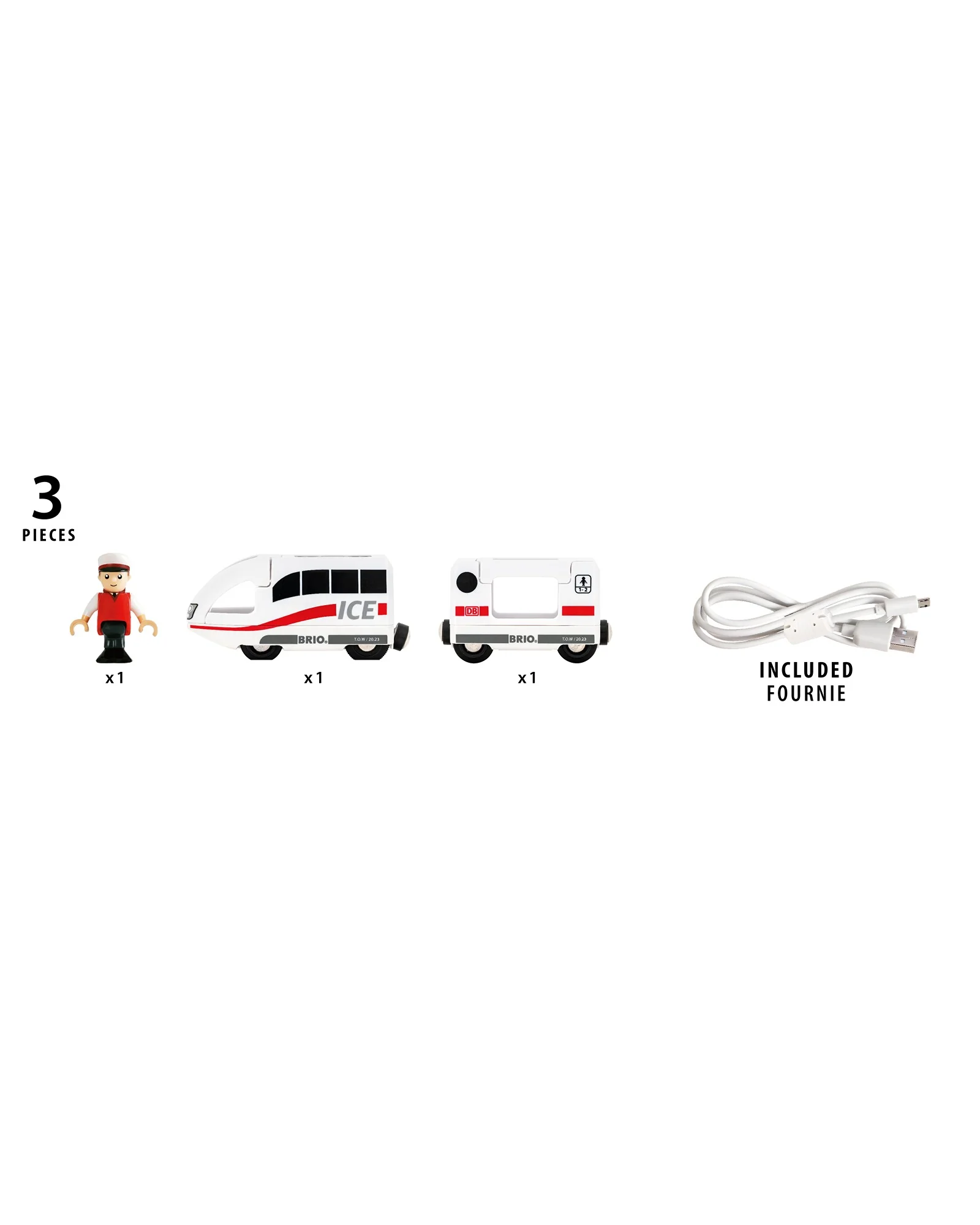 Brio Ice Rechargeable Train 3 Pieces - Image 6