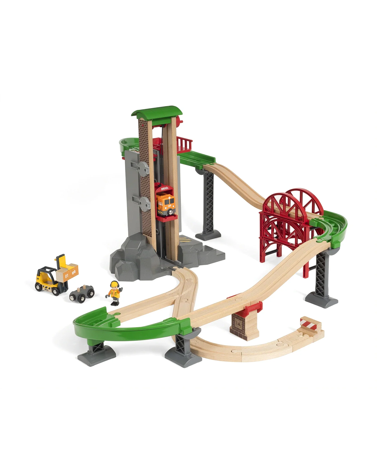 BRIO - Lift and Load Warehouse Set 32 pieces - Image 2