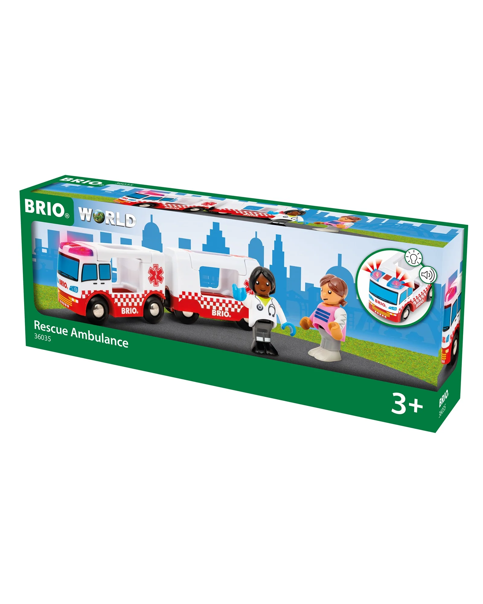 Brio Rescue Ambulance 4 Pieces