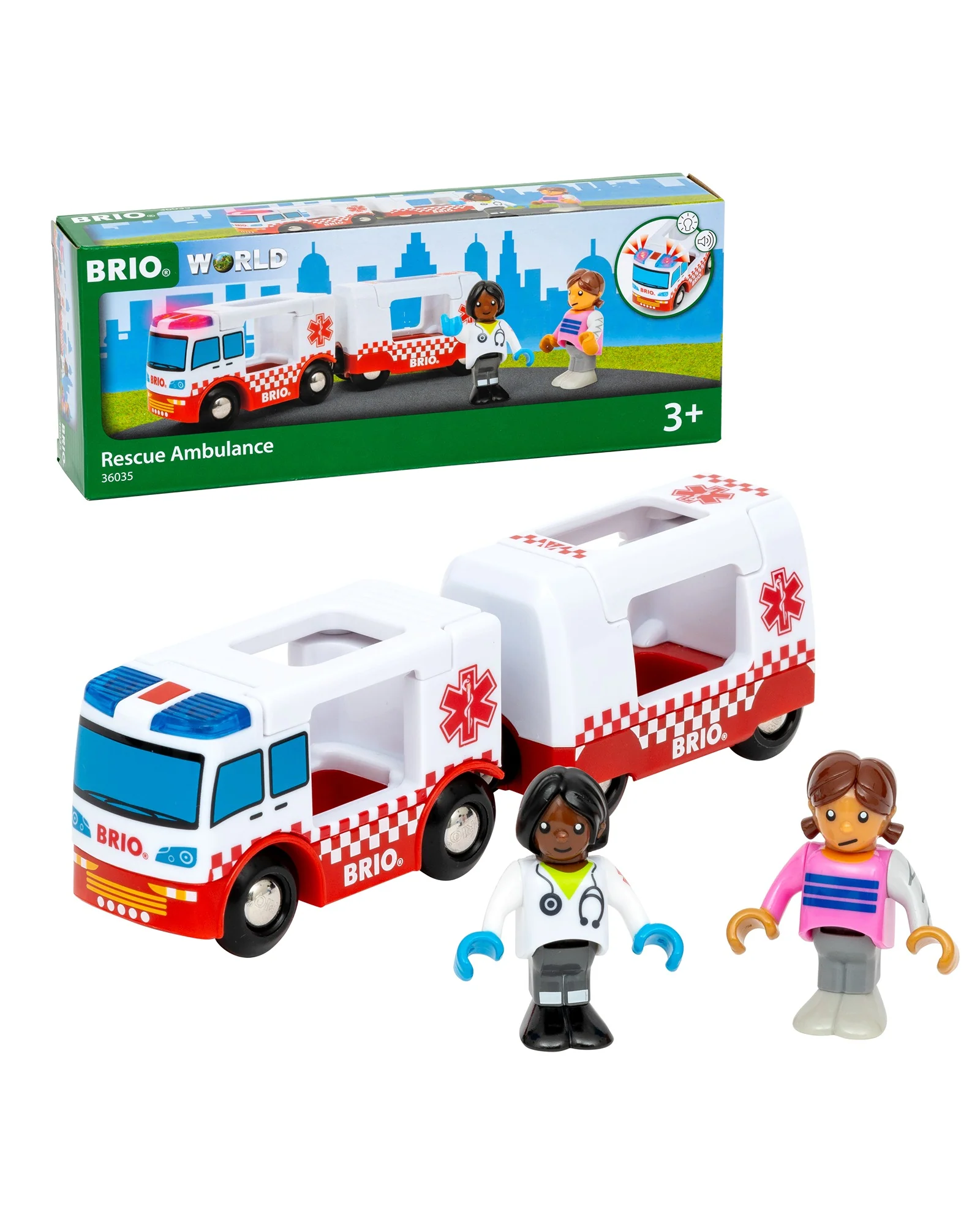Brio Rescue Ambulance 4 Pieces - Image 2