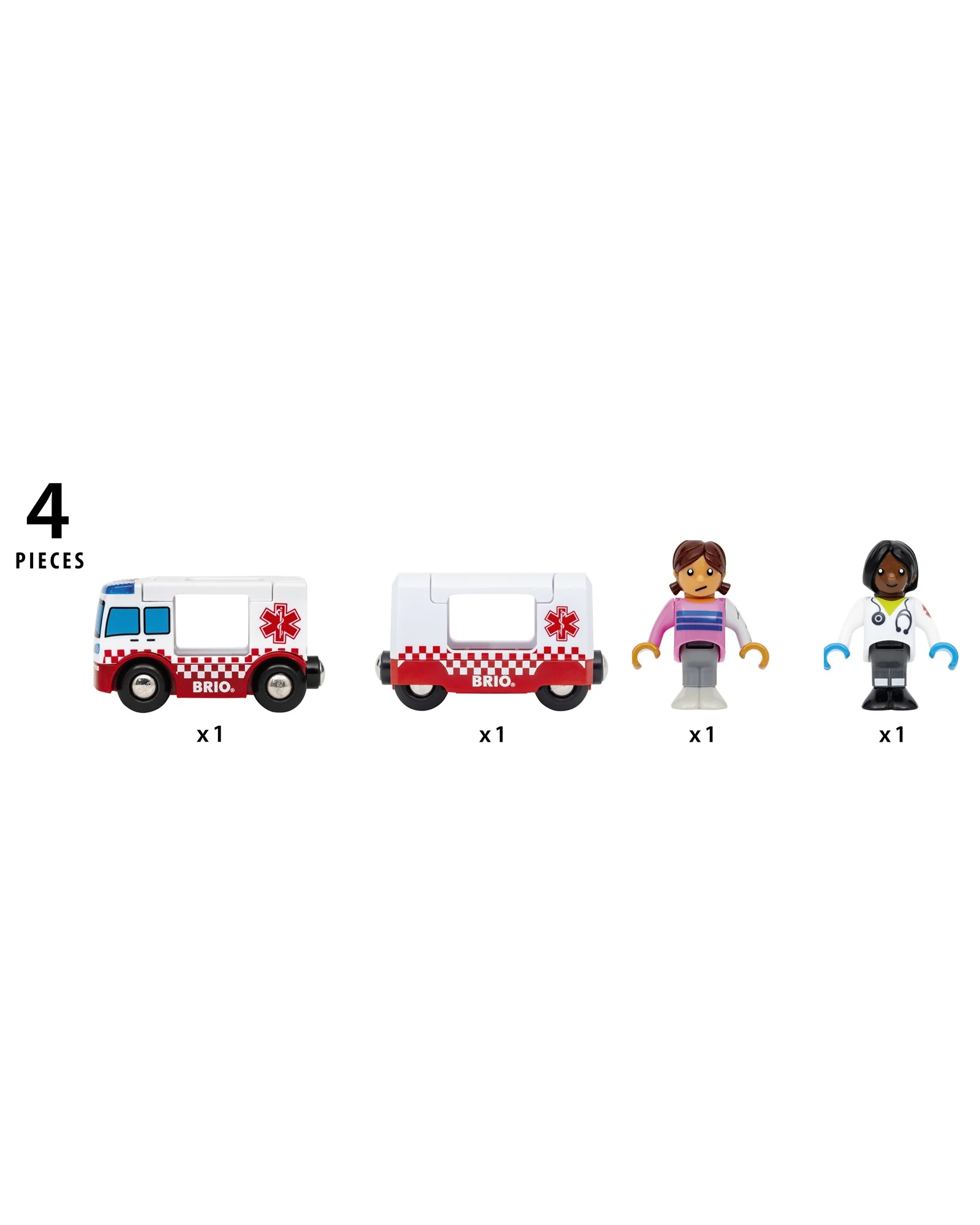 Brio Rescue Ambulance 4 Pieces - Image 6