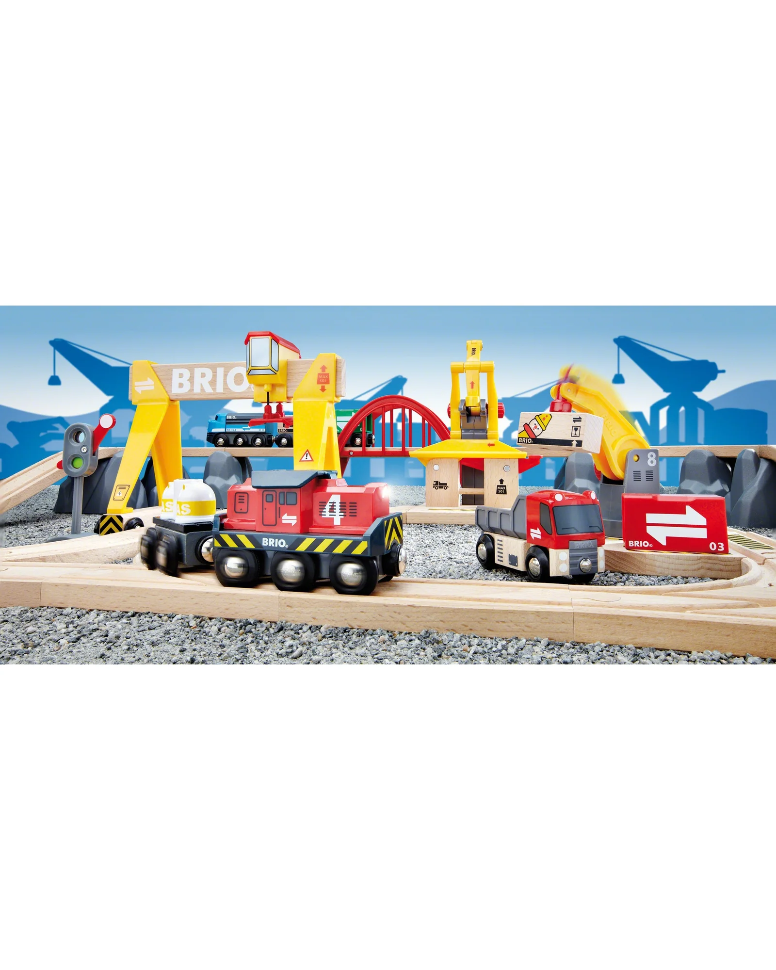 Brio Set Cargo Railway Deluxe Set 54 Pieces - Image 5