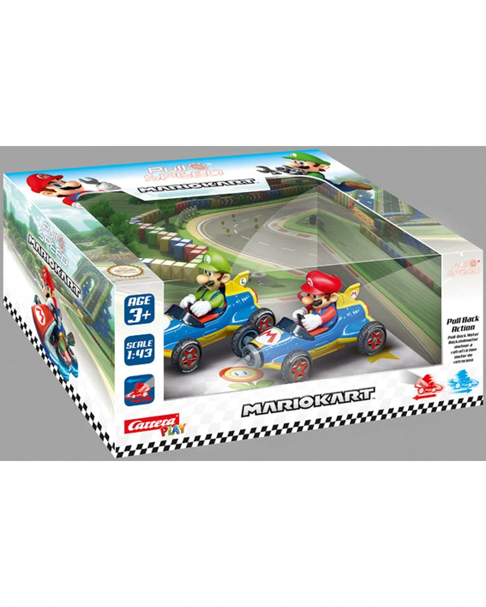 Carrera PS Mario Kart Twin Pack Mach 8 Mario and Luigi - Image 2